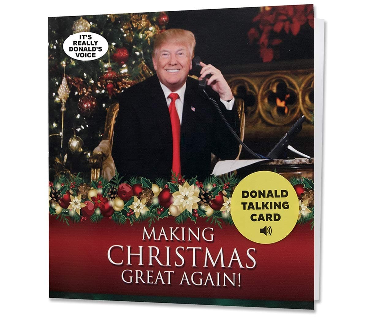 Talking Trump Christmas Card
