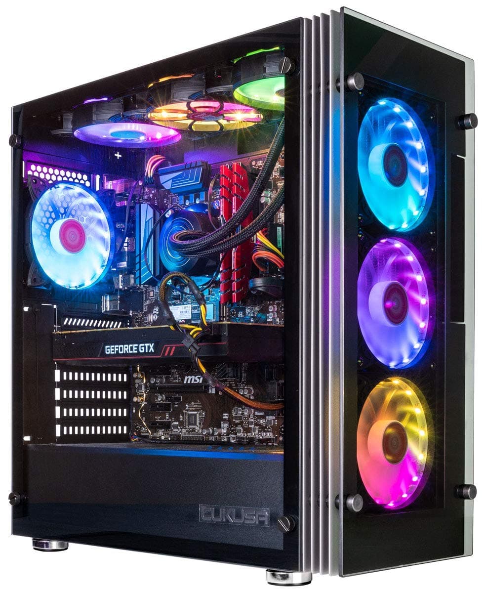 Empowered PC Stratos Micro Gaming Desktop - Intel ARC A750 (> 3060), Intel 20 Core i7-14700KF (~ i9-13900K), 32GB DDR5 RAM, 512GB NVMe SSD + 2TB HDD, WiFi, W11H - Liquid Cooled RGB Computer