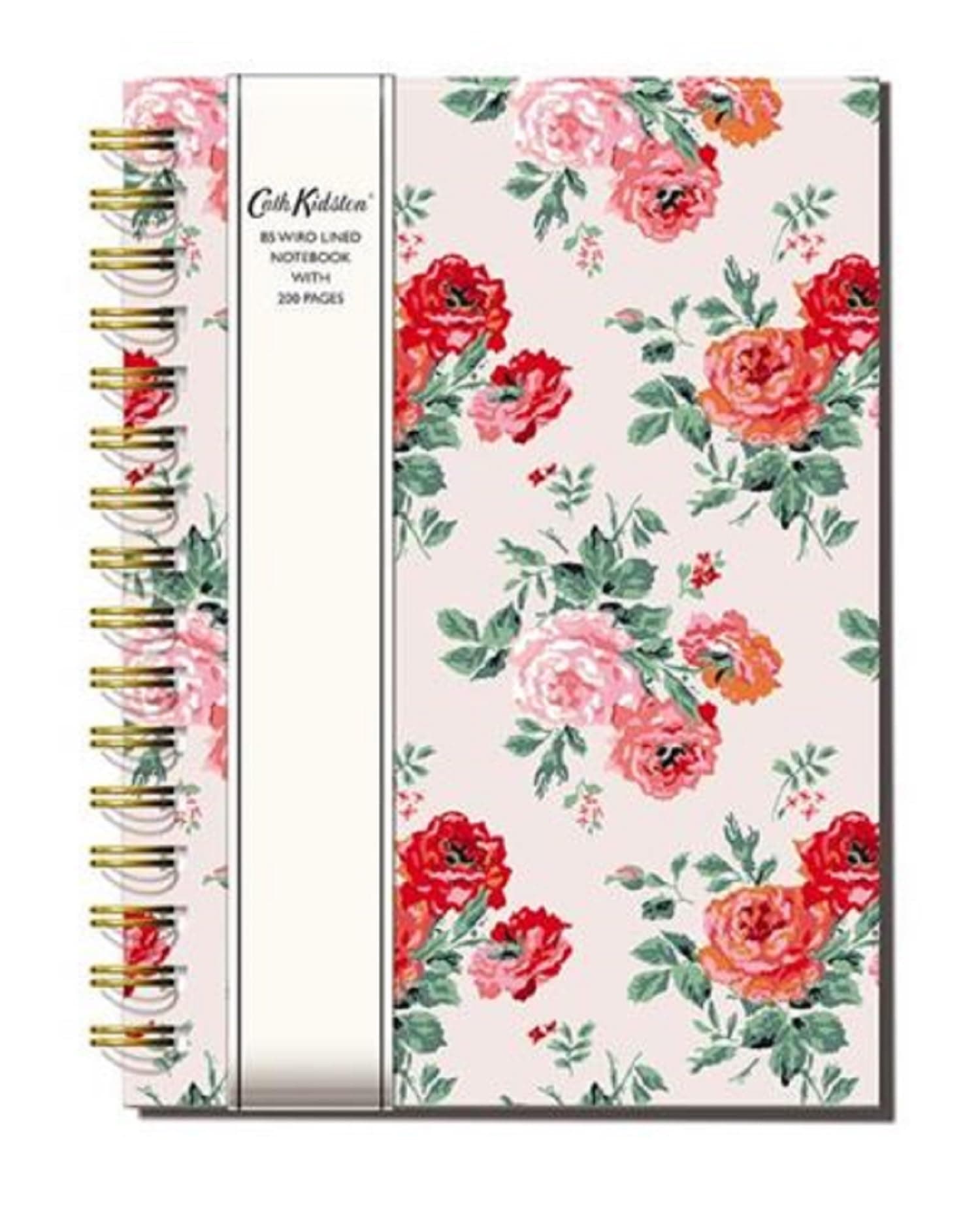 Cath Kidston B5 Wiro Lined Notebook with 200 Pages - Hardback