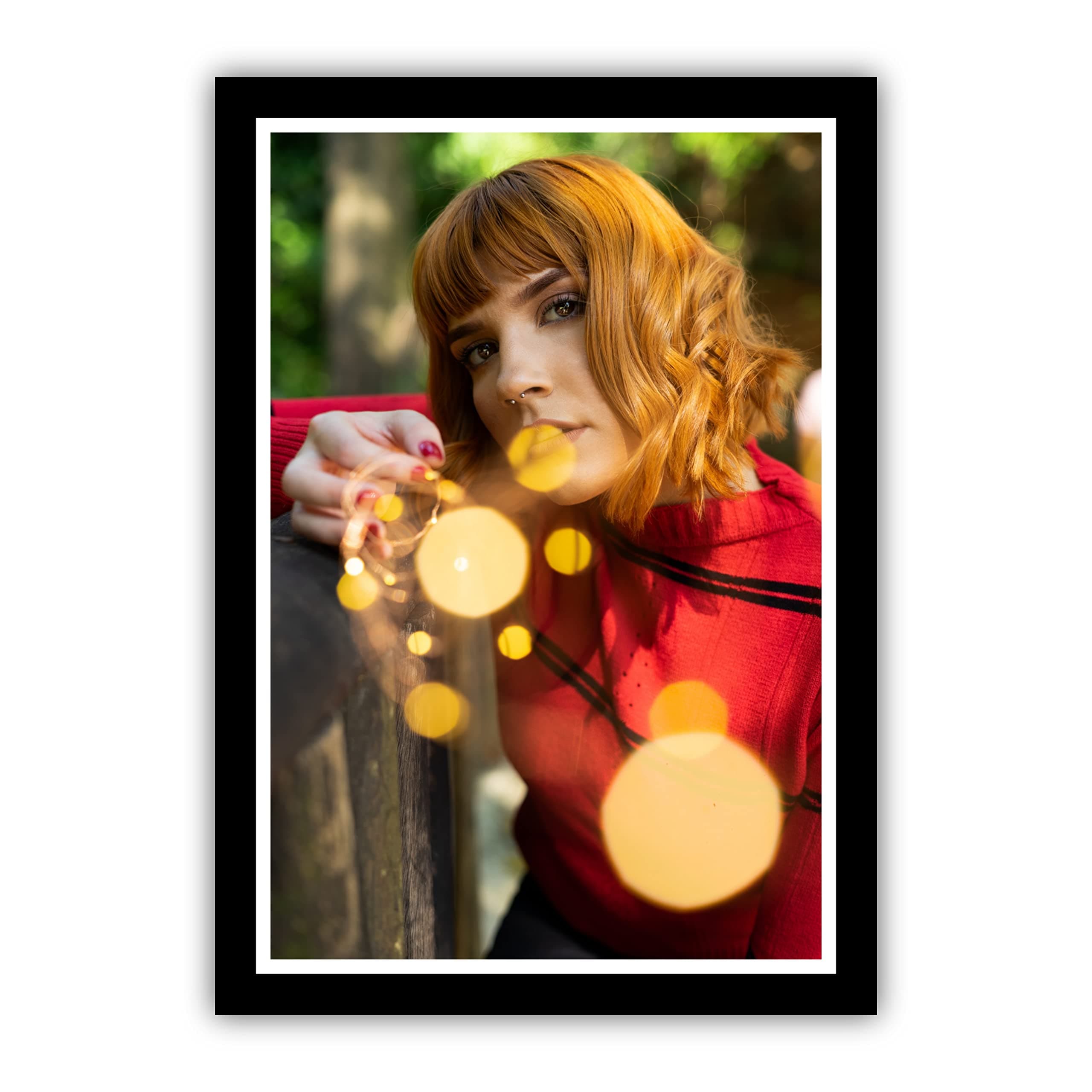 PERSONALIZED WORLD Personalized Photo Frame With Customized Image For Birthday, Size -13 x 9.5 Inches