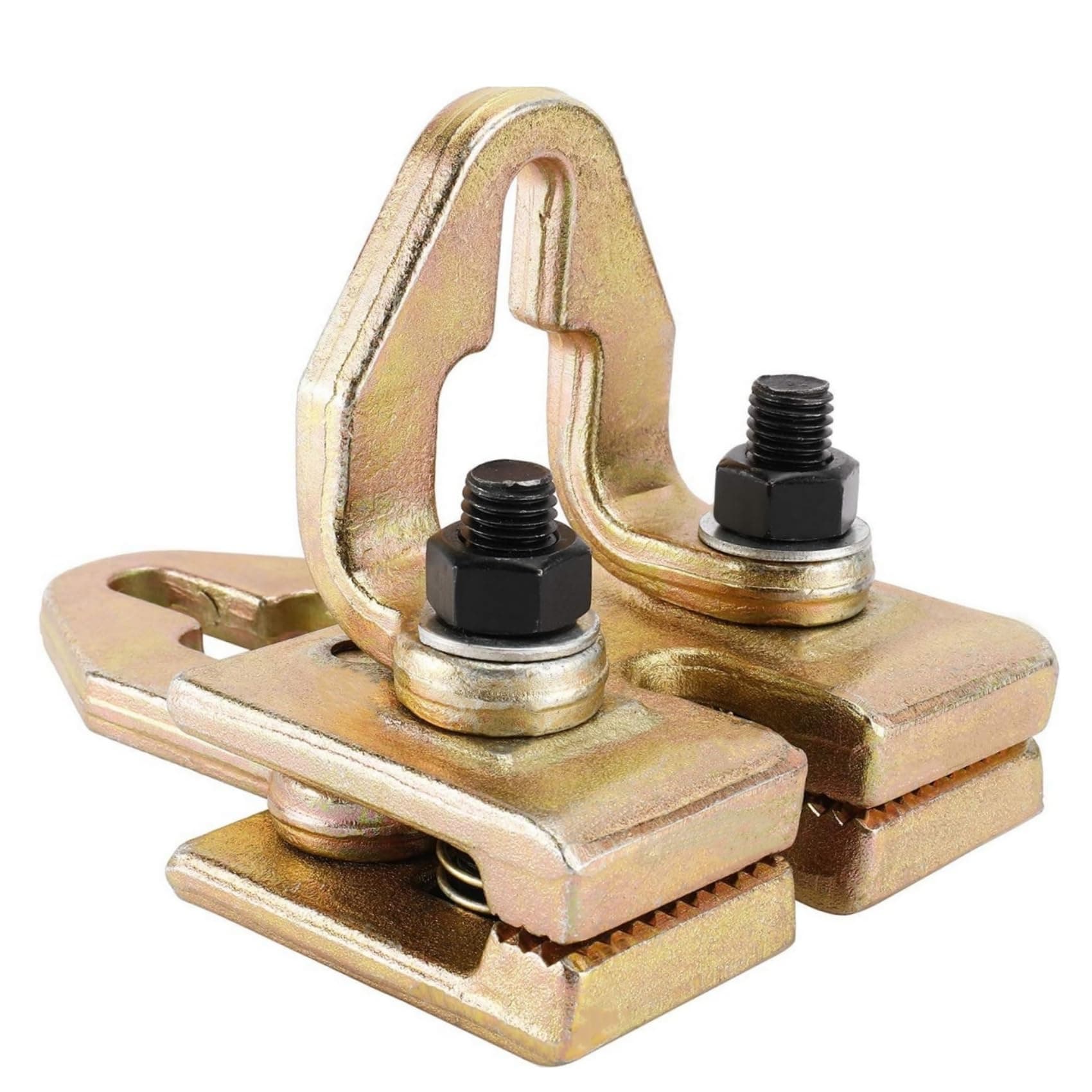 KINSANINC Heavy Duty 5 Ton Car Pulling Hook Right Angle 2 Way Auto Body Pull Clamp for Car Body Repair Tool Kit