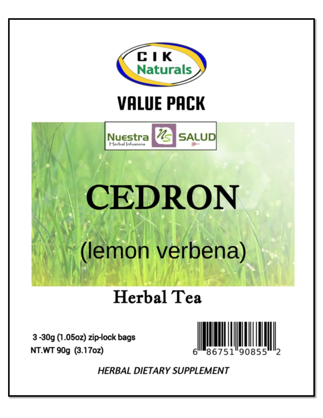 Cedron Herbal Tea Value Pack (90g) Lemon Verbena