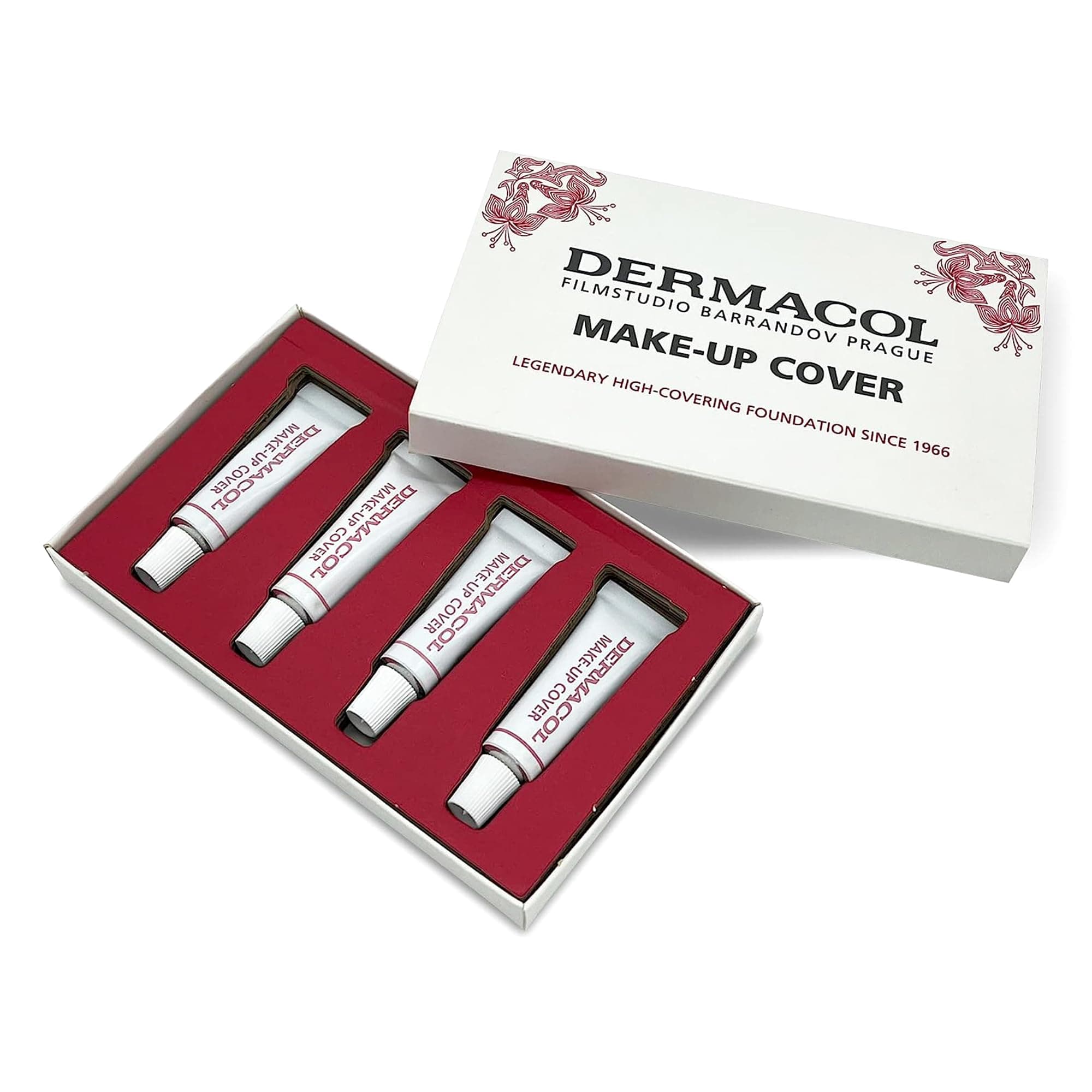 DermacolFull Coverage Foundation - Tester (Medium) | Long Lasting Waterproof Makeup Cover Cream SPF30 | Hypoallergenic & Light Weight Liquid | Tattoo, Acne, Spots, Under-eye Skin Cover-up - 4x4g