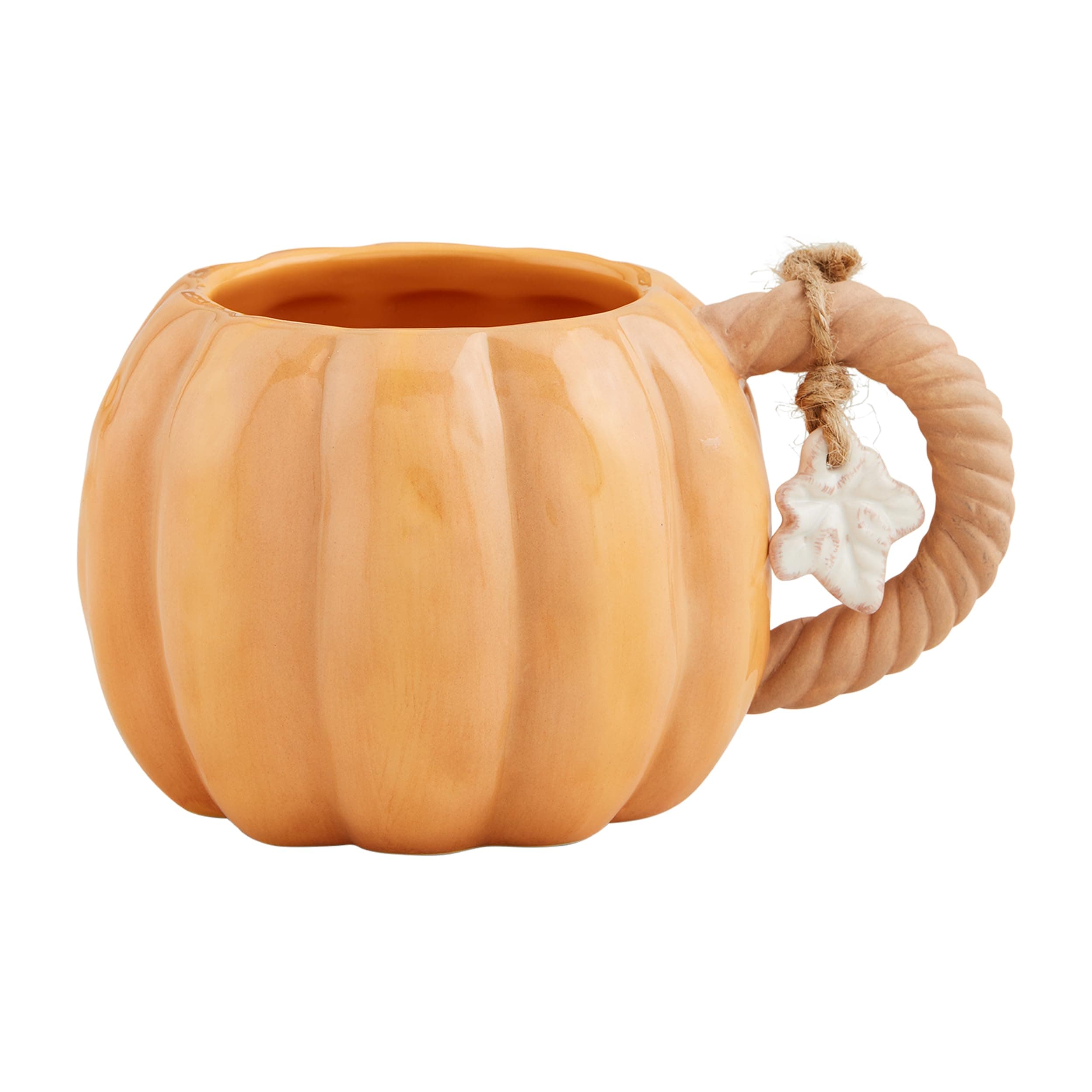 Mud Pie Pumpkin Mug, Orange, 13 oz