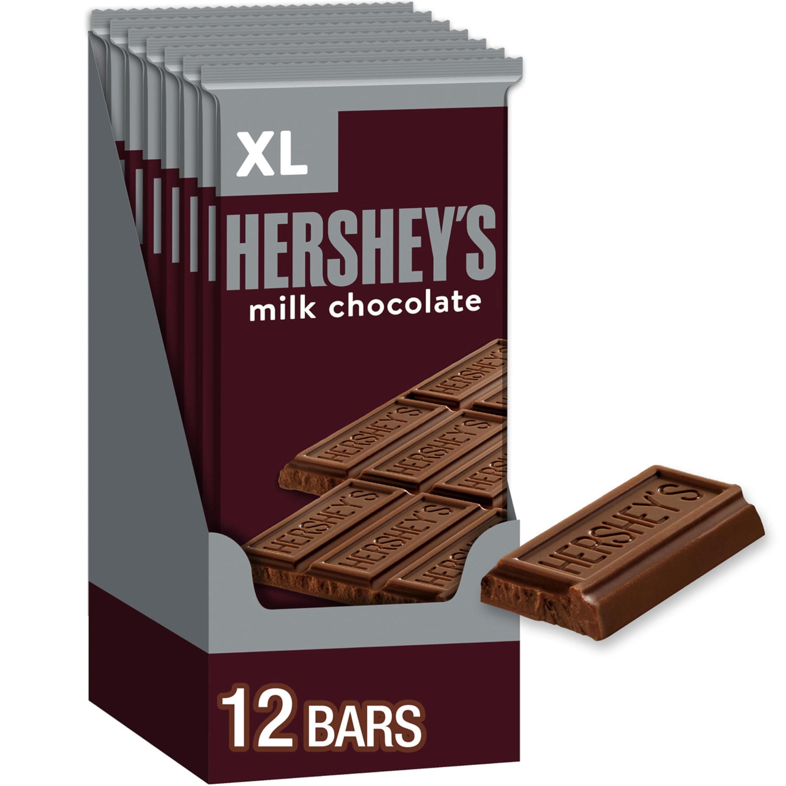 Chocolate Extra Large Bar, (4.4-Ounce Bar, Pack of 12)