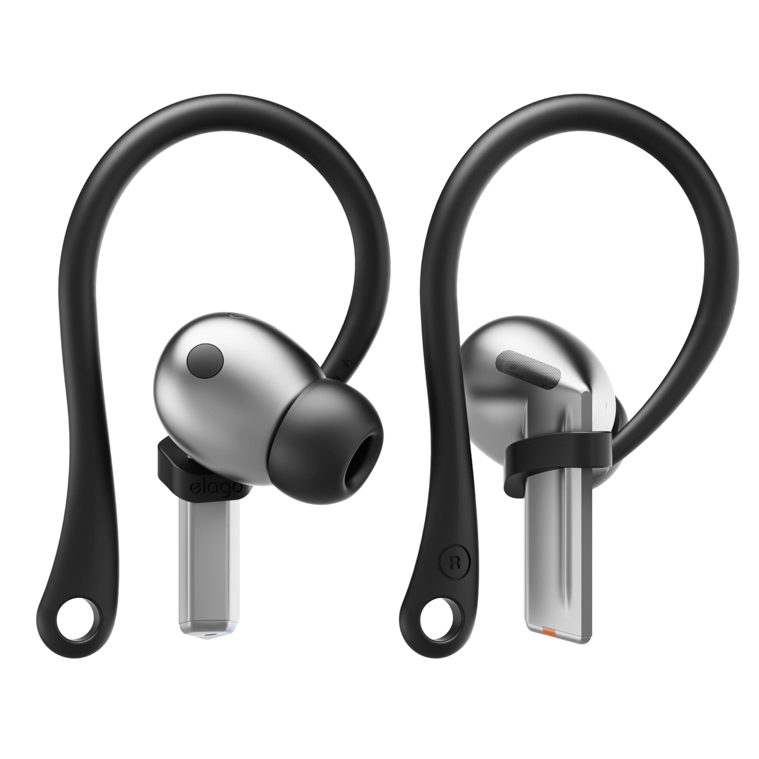Ear Hooks Designed for Samsung Galaxy Buds 3 & Galaxy Buds 3 Pro Earbuds Accessories, Anti-Slip, Ergonomic Design, Comfortable Fit (Black)