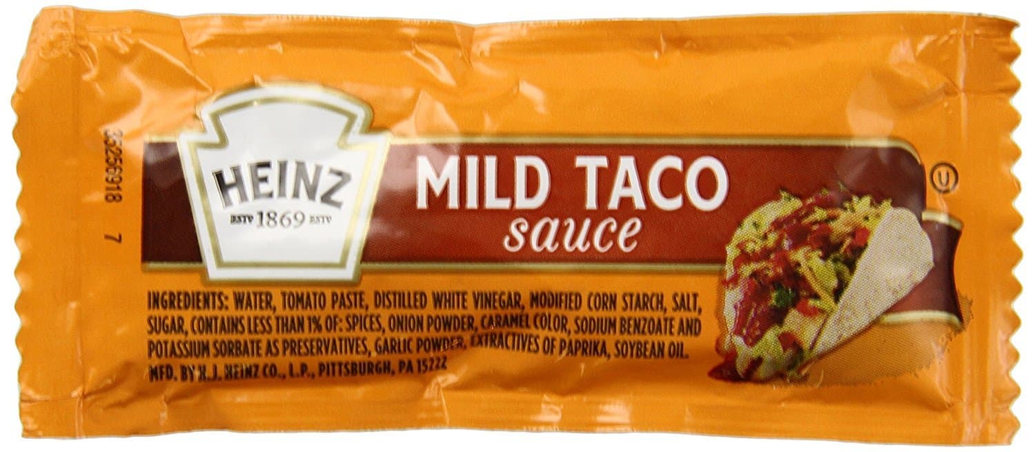 Heinz Single Serve Mild Taco Sauce (200 ct Casepack)