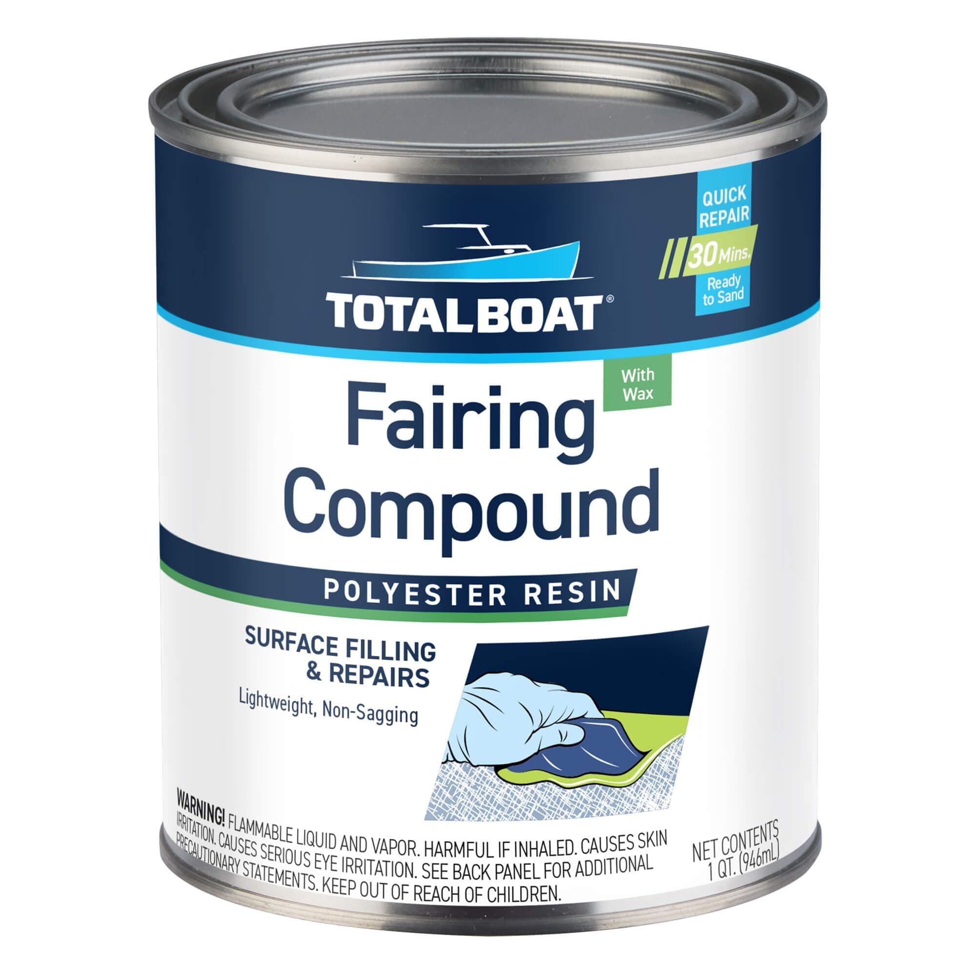 Polyester Fairing Compound (Quart Kit)