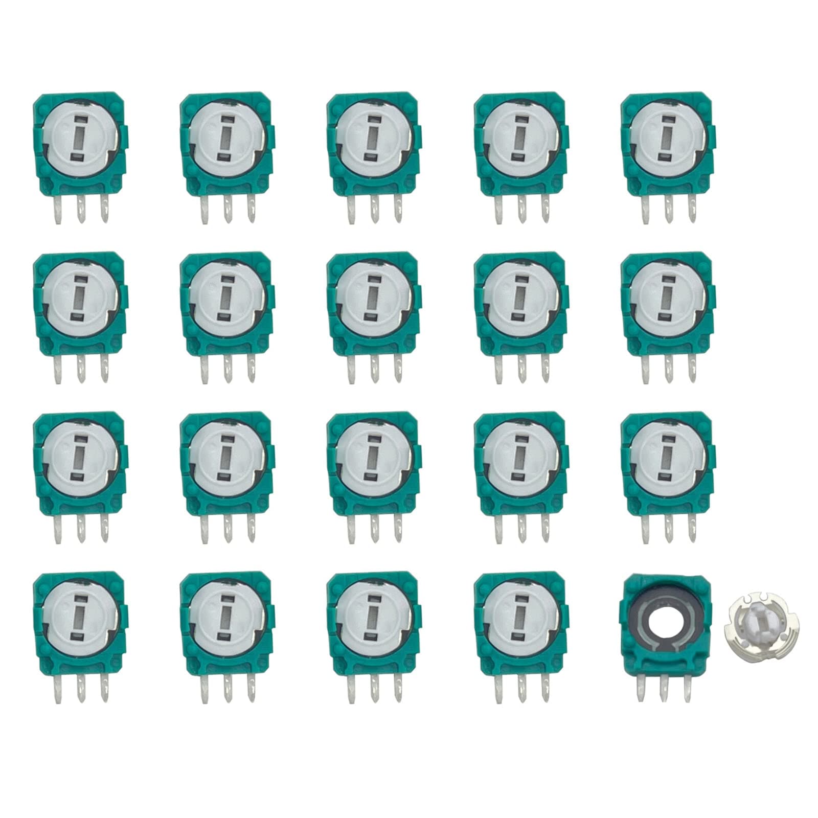 20pcs Replacement Trimmer Potentiometer Sensor for Xbox One,PS3,PS4 Controllers,Gasket Repair Parts for Thumb Stick Analog Joystick