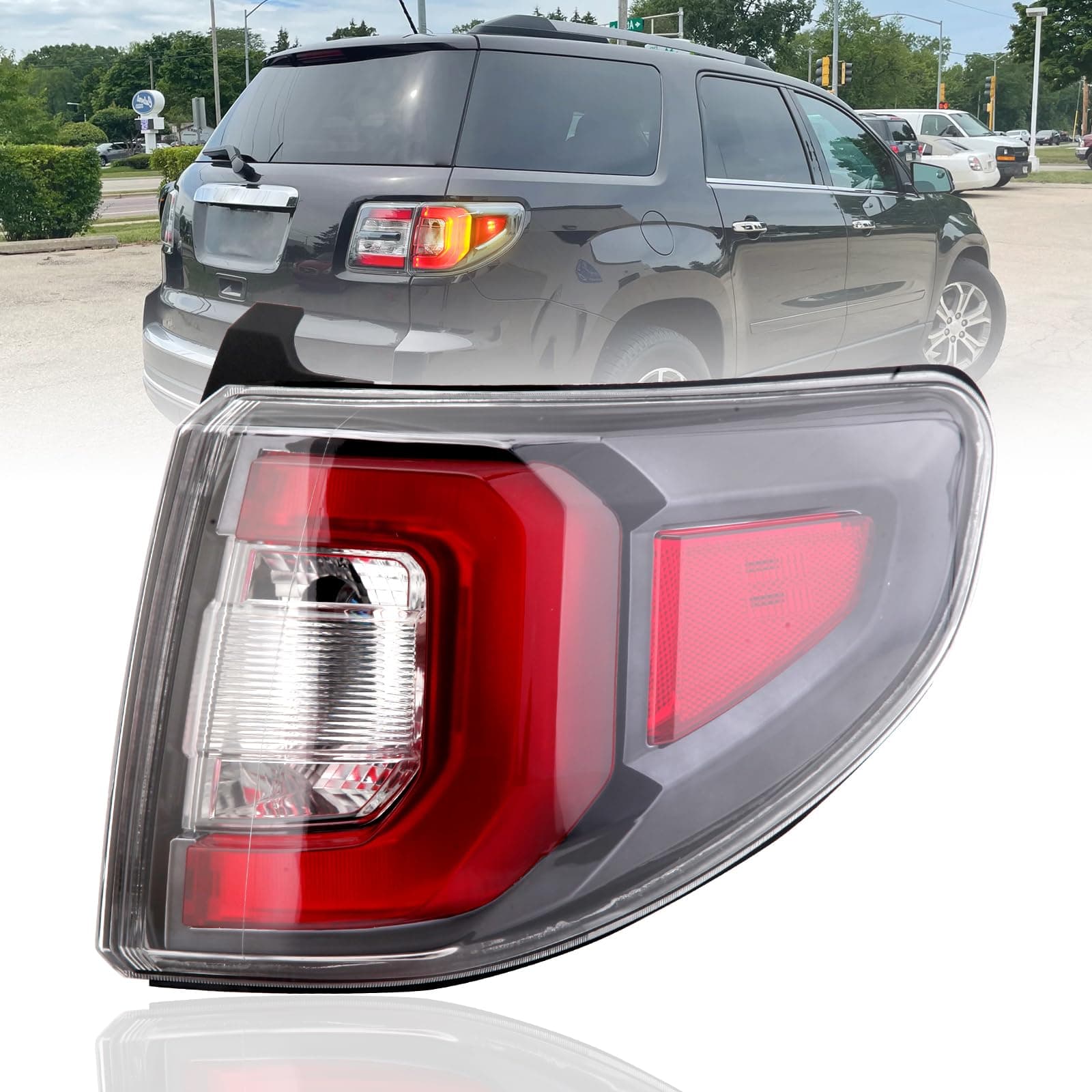 Tail Light Lamp For GMC Acadia 2013 2014 2015 2016 For GMC Acadia Limited 2017 84051376-PFM With Driving lights Without Middle Module Blind Spot (Right Passenger Side)