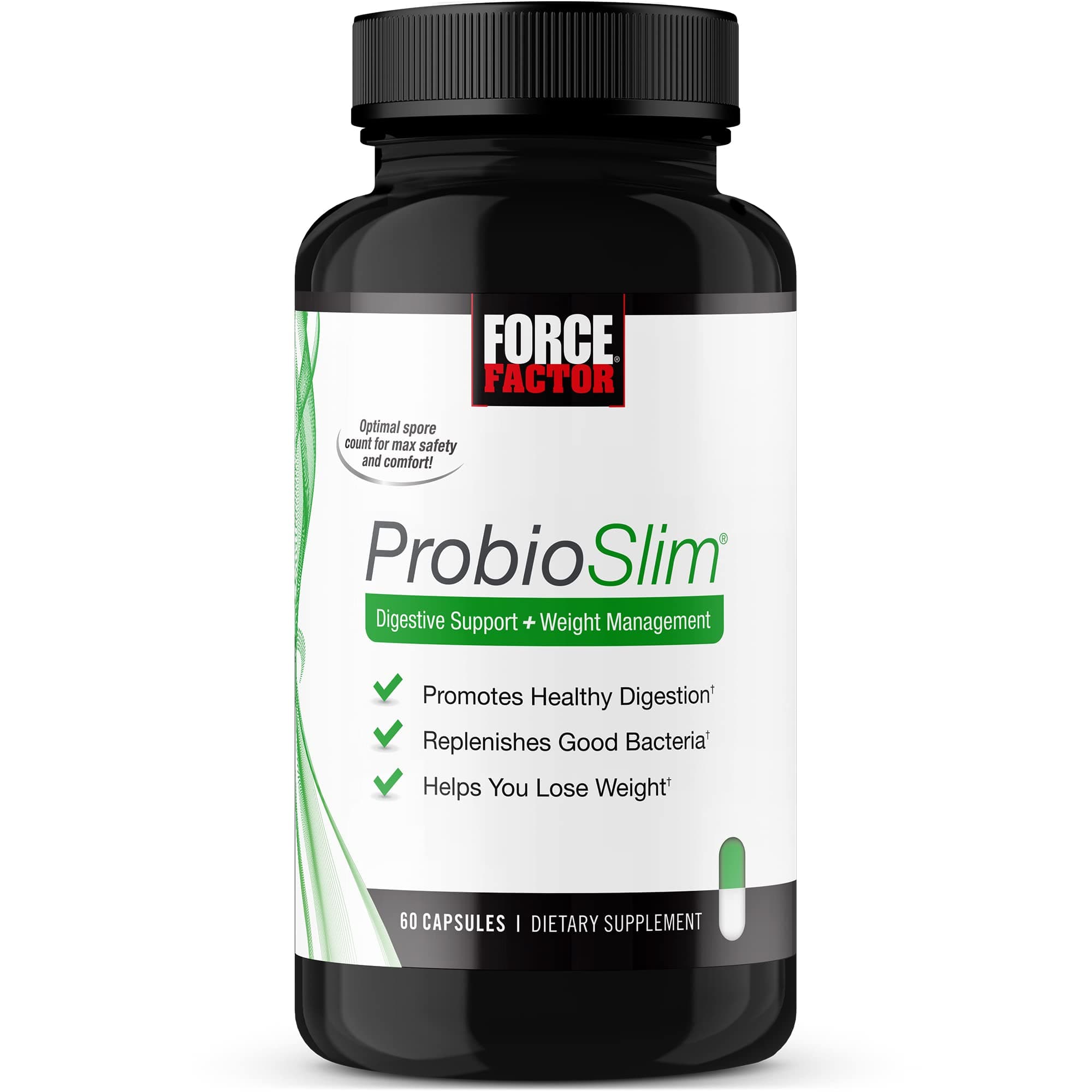 Force Factor Probiotics, Weight Loss Supplement, 60 Count