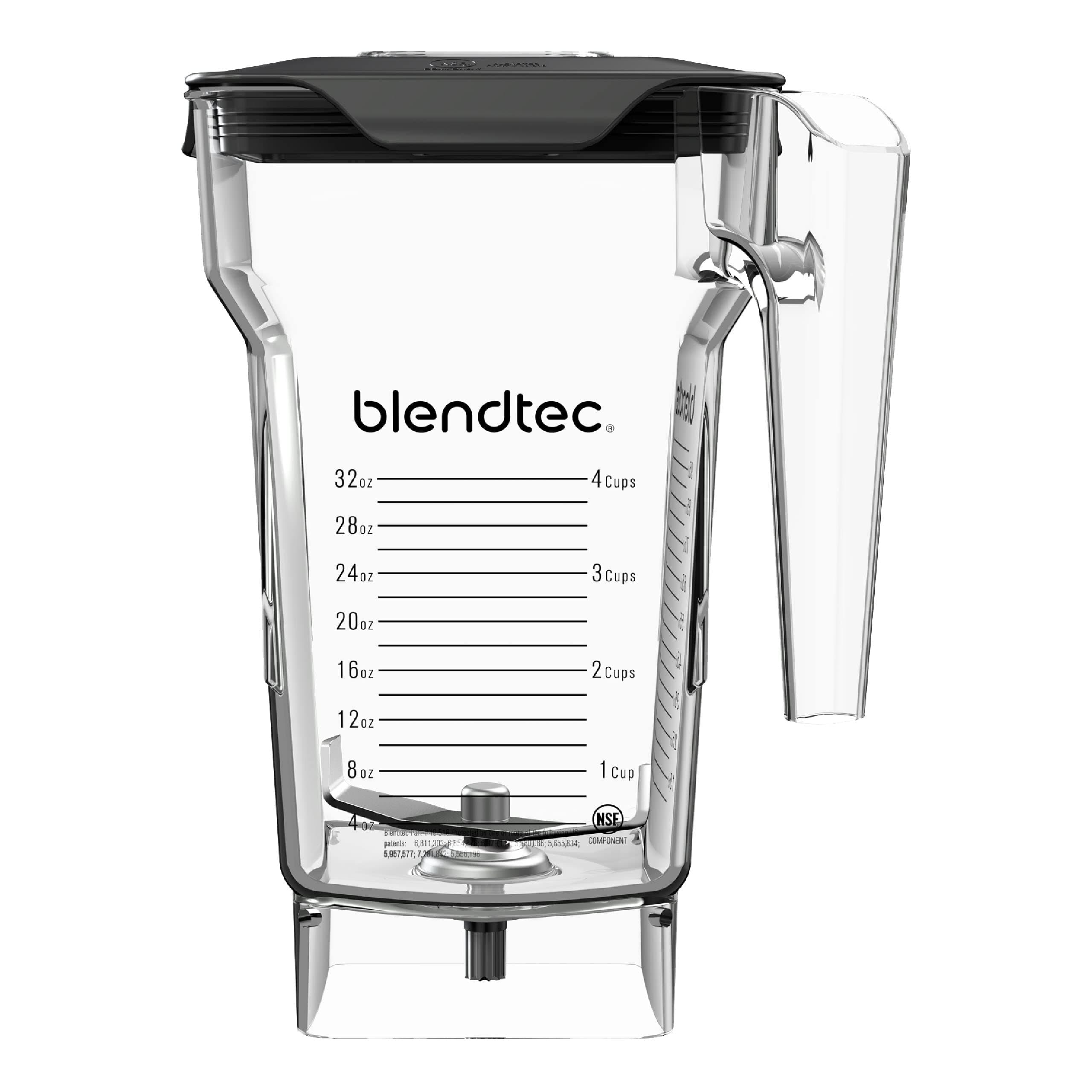 FourSide Jug (2.2 L) - Four Sided - Professional-Grade Blender Jug - Vented Latching Lid - BPA-free - Clear, 40-609-50