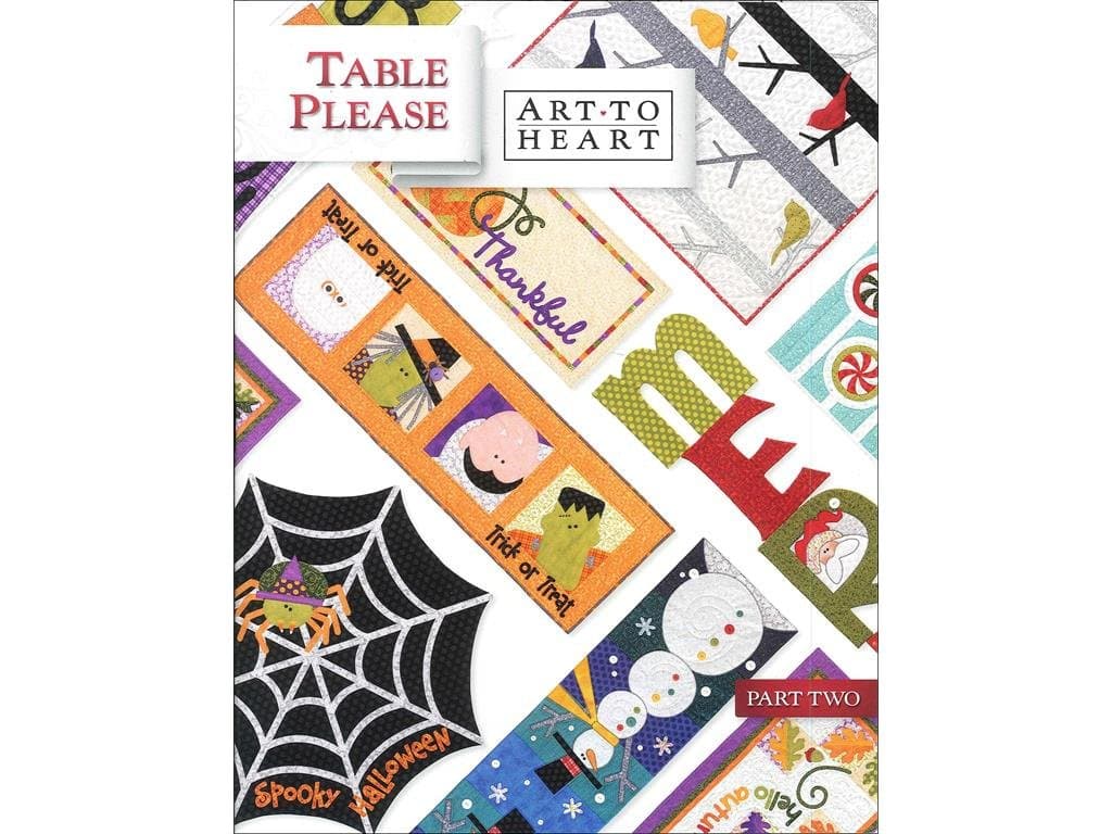 Art To HeartBk Table Please Part Two Back, 10.9 inches x 7.3 inches