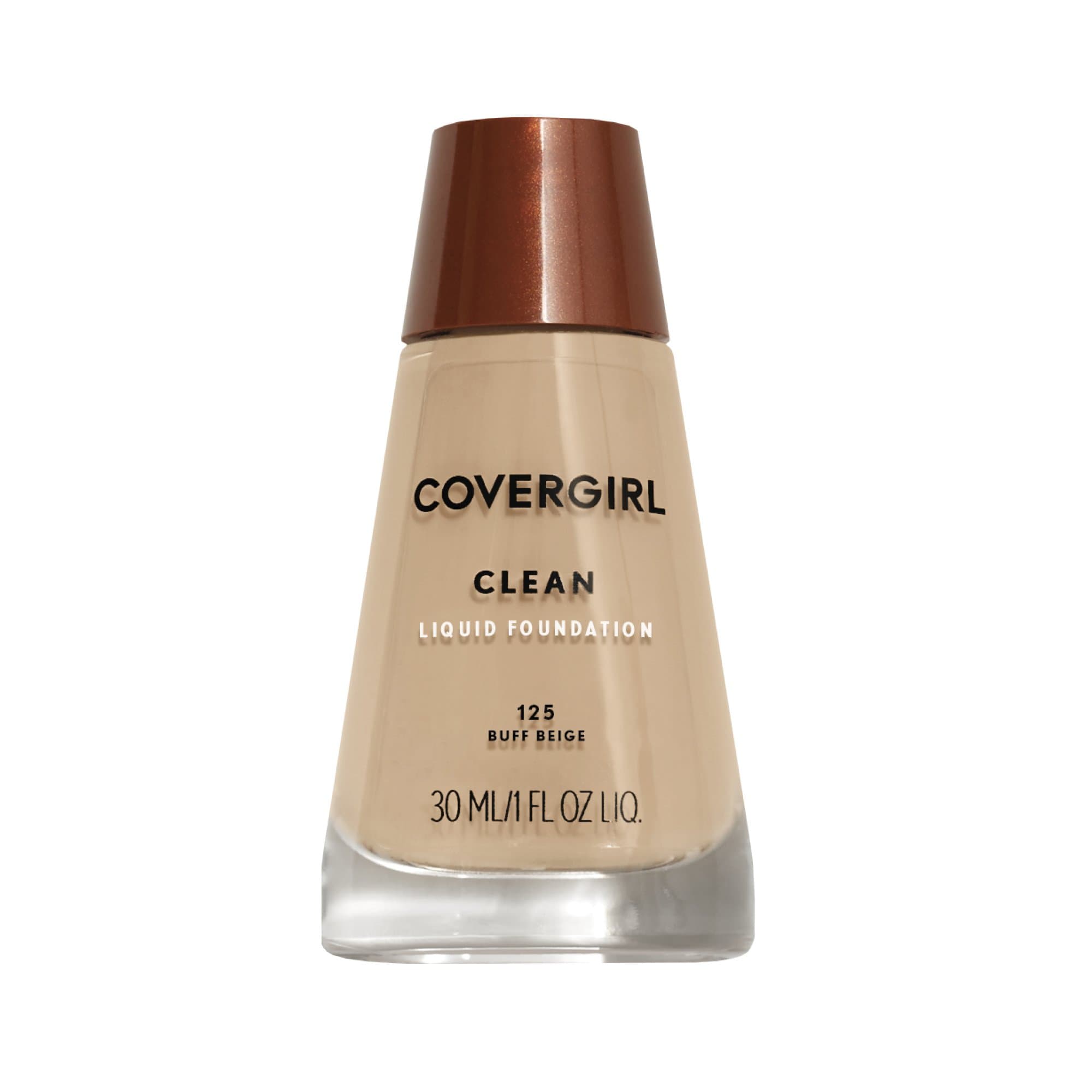 COVERGIRL Clean Makeup Foundation Buff Beige 125, 1 oz