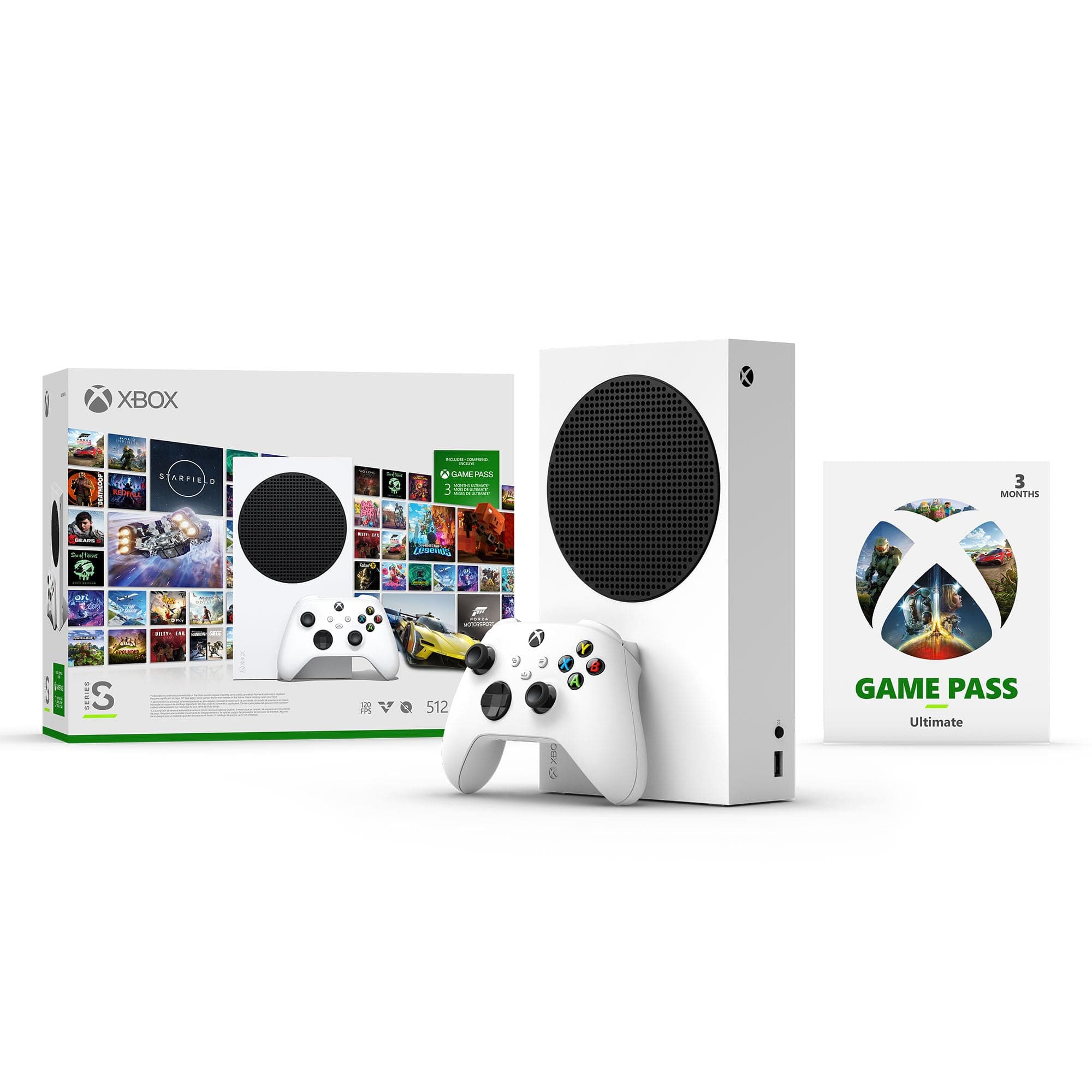 Xbox Series S – Starter Bundle With 3 Months Game Pass Ultimate Console Video Game