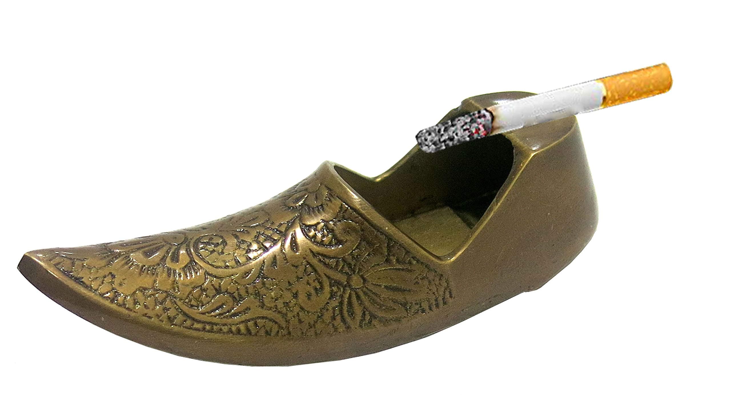 Brass Shoe Ashtray L-5''