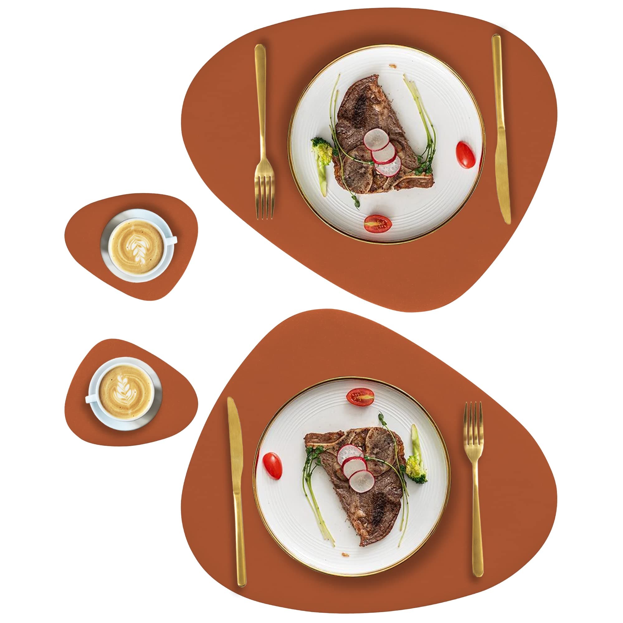 QPIX DIGITAL Placemats Set for Dining Tables