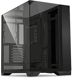 O11 Vision Black Aluminum/Steel/Tempered Glass ATX Mid Tower Computer Case Black - O11VX.US