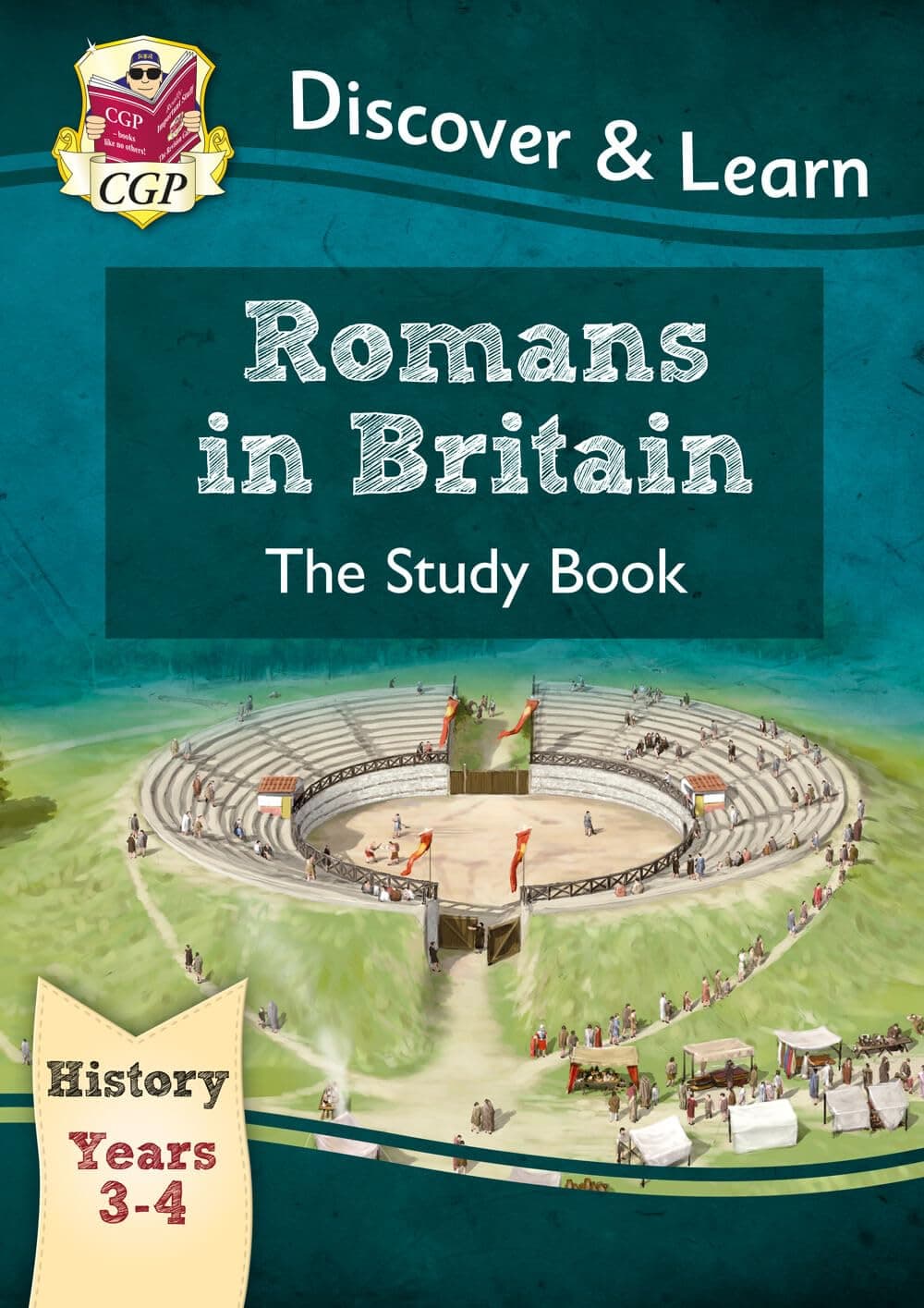 Coordination Group Publications Ltd (CGP) KS2 Discover & Learn: History - Romans in Britain Study Book, Year 3 & 4