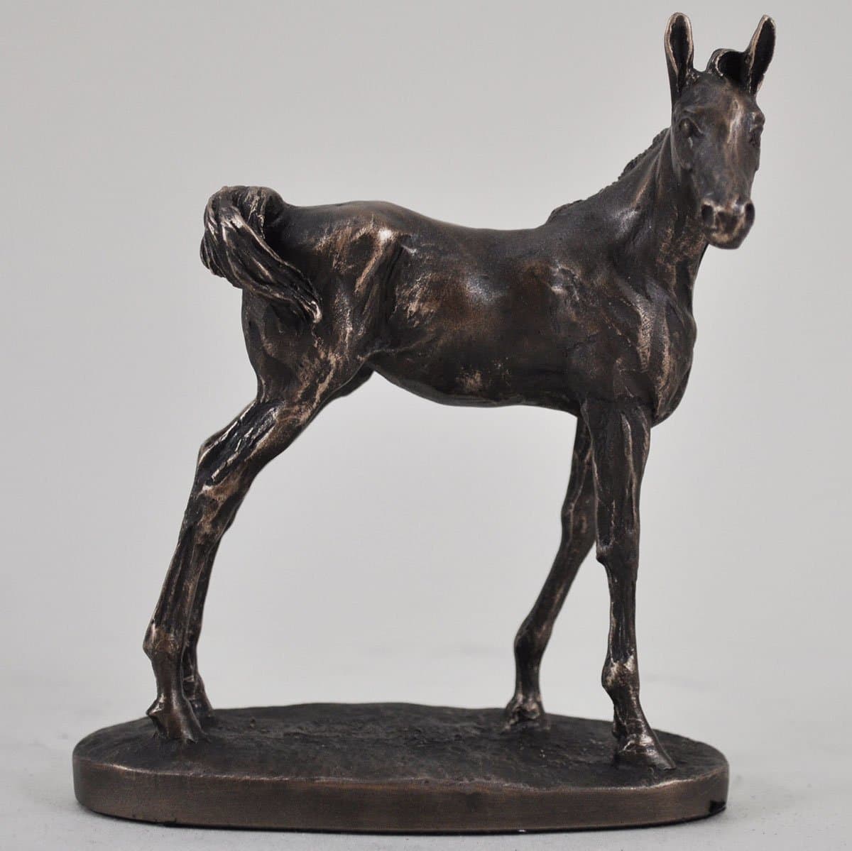 Bronze Sculpture - Small Foal Standing Statue
