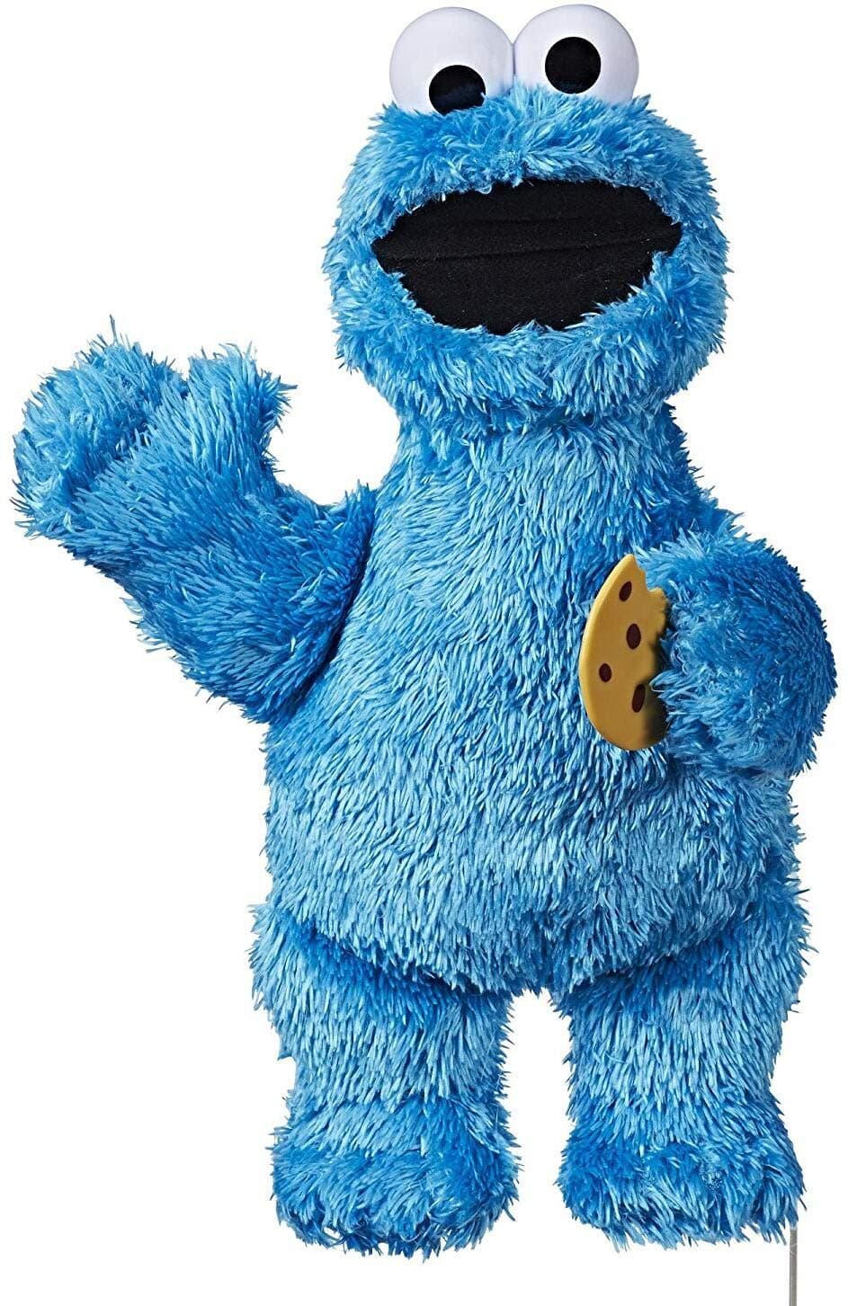 Feed Me Cookie Monster Plush: Interactive 13 Inch Cookie Monster, Says Silly Phrases, Belly Laughs, Toy for Kids 18 Months Old and Up