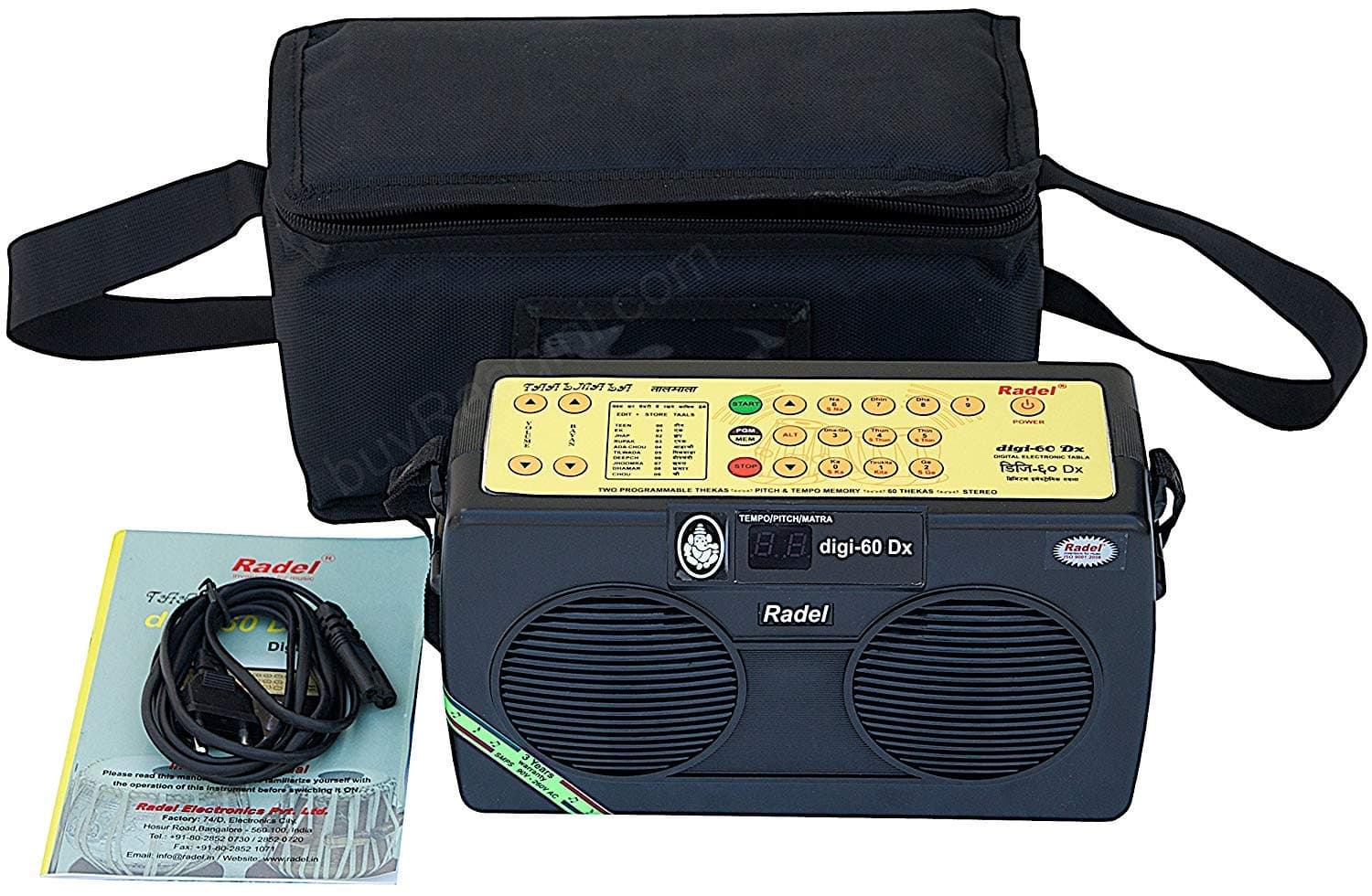 NEW RADEL Digi 60 Electronic Tabla Drum Kit, Digital Tabla Sampler, DJ Tabla Sound Machine RDS 758