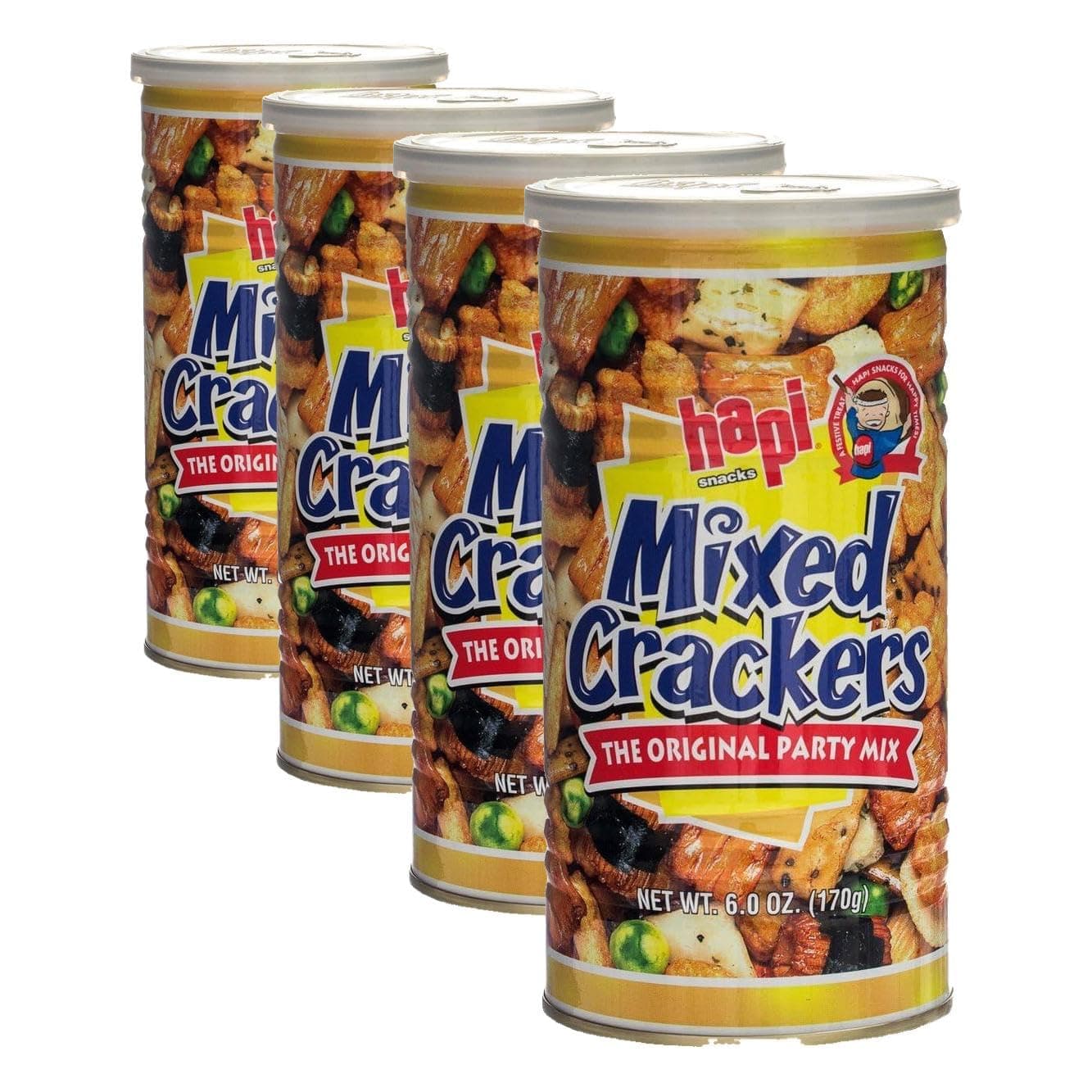 Hapi Snacks, Mixed Crackers, 6 Oz (Pack of 4)