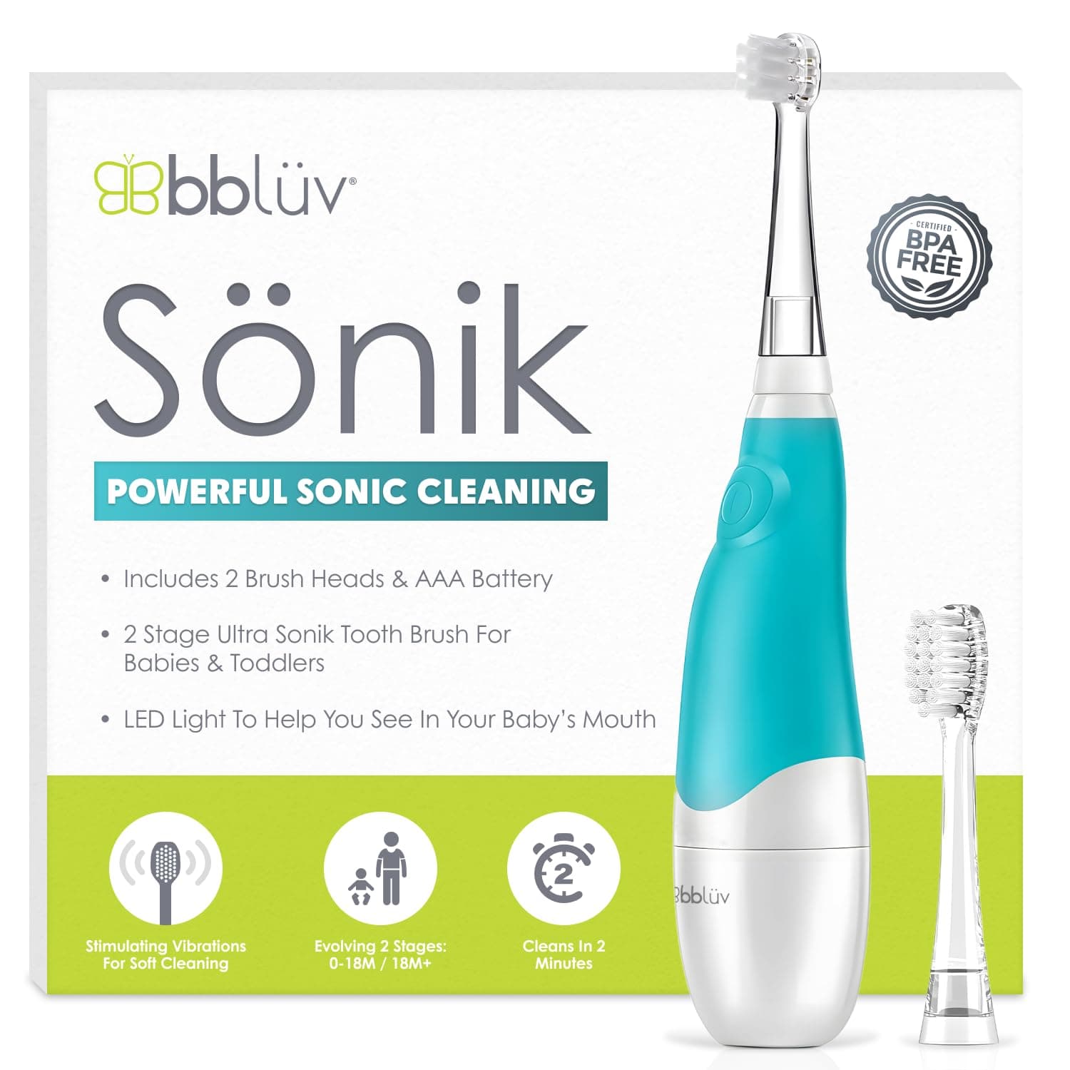 Sönik - 2 Steps Baby Toothbrush