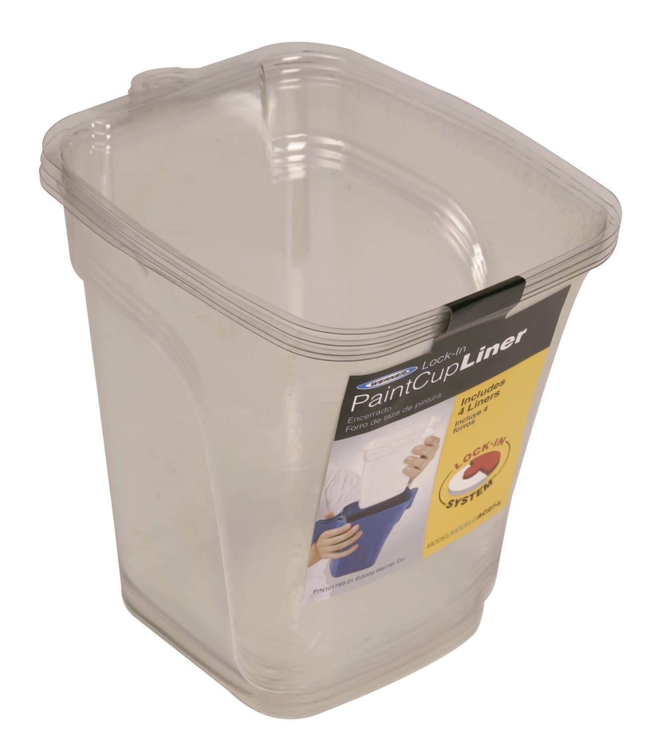AC27-L Lock-in Paint Cup Liner, Clear