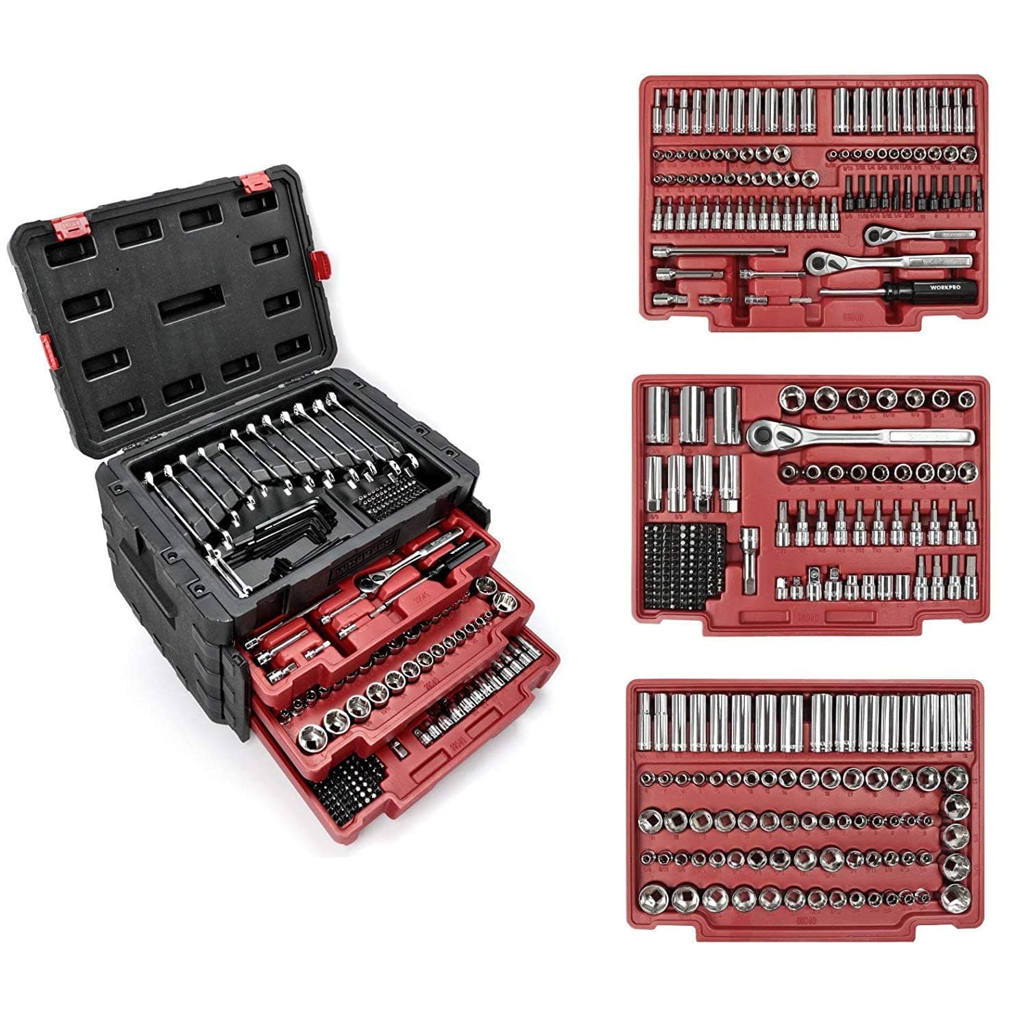 WORKPRO 450-Piece Socket Set