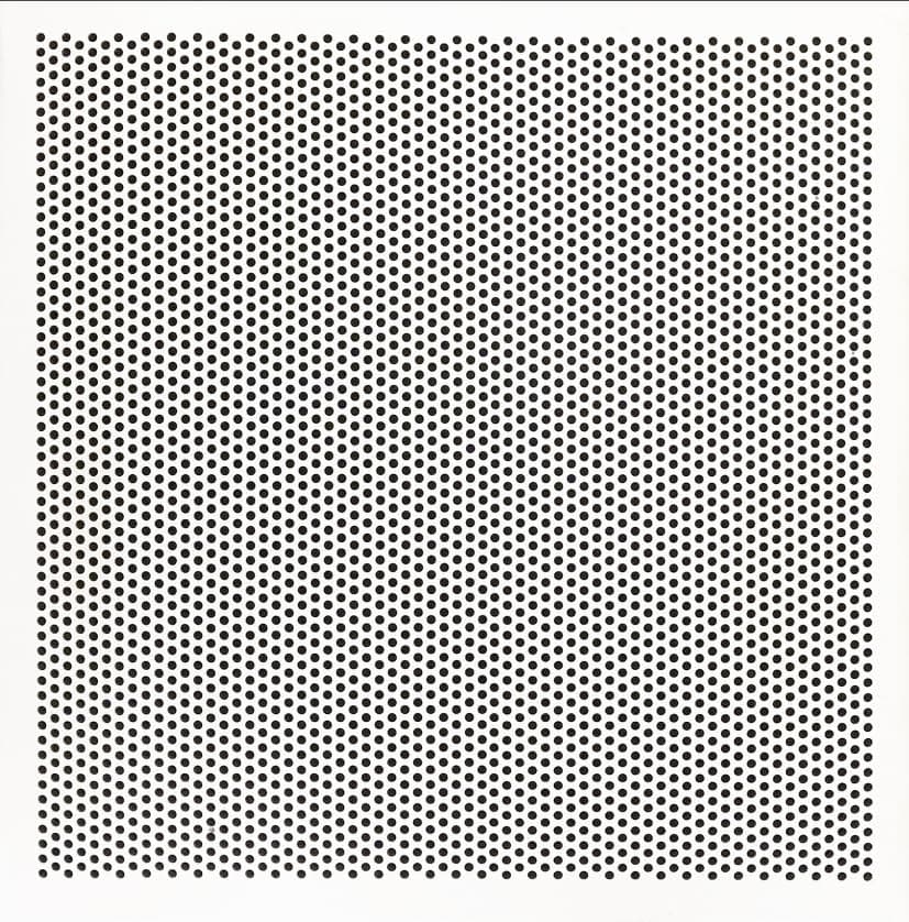 2'x2' White Plastic Perforated Tile with 1/4" Holes    -  (2-Pack)