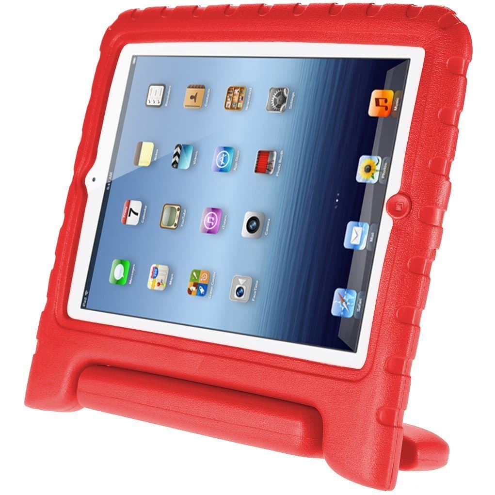 Afranker Ipad Mini/Mini 2 Shockproof Case Cover Handle Stand Case for Kids Children for Ipad Mini/Mini 2 Red