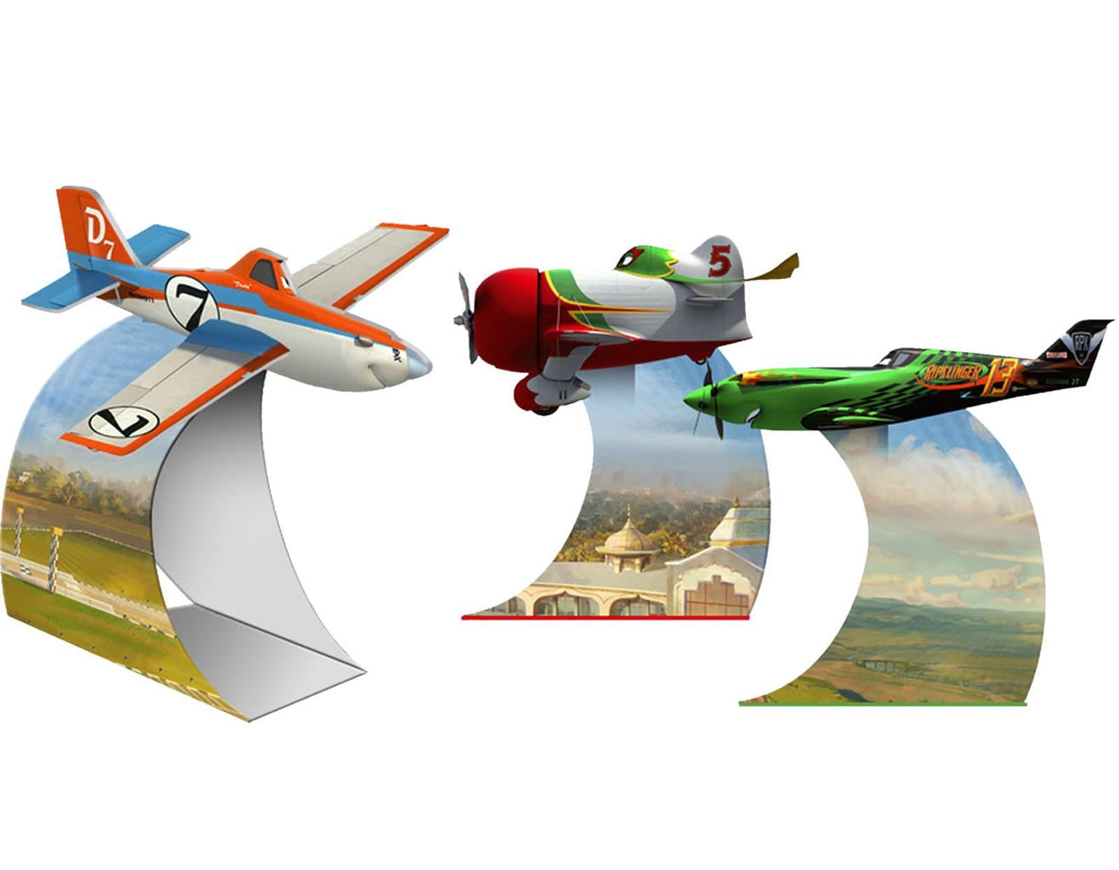 Planes Mini Party Centerpieces (3ct)