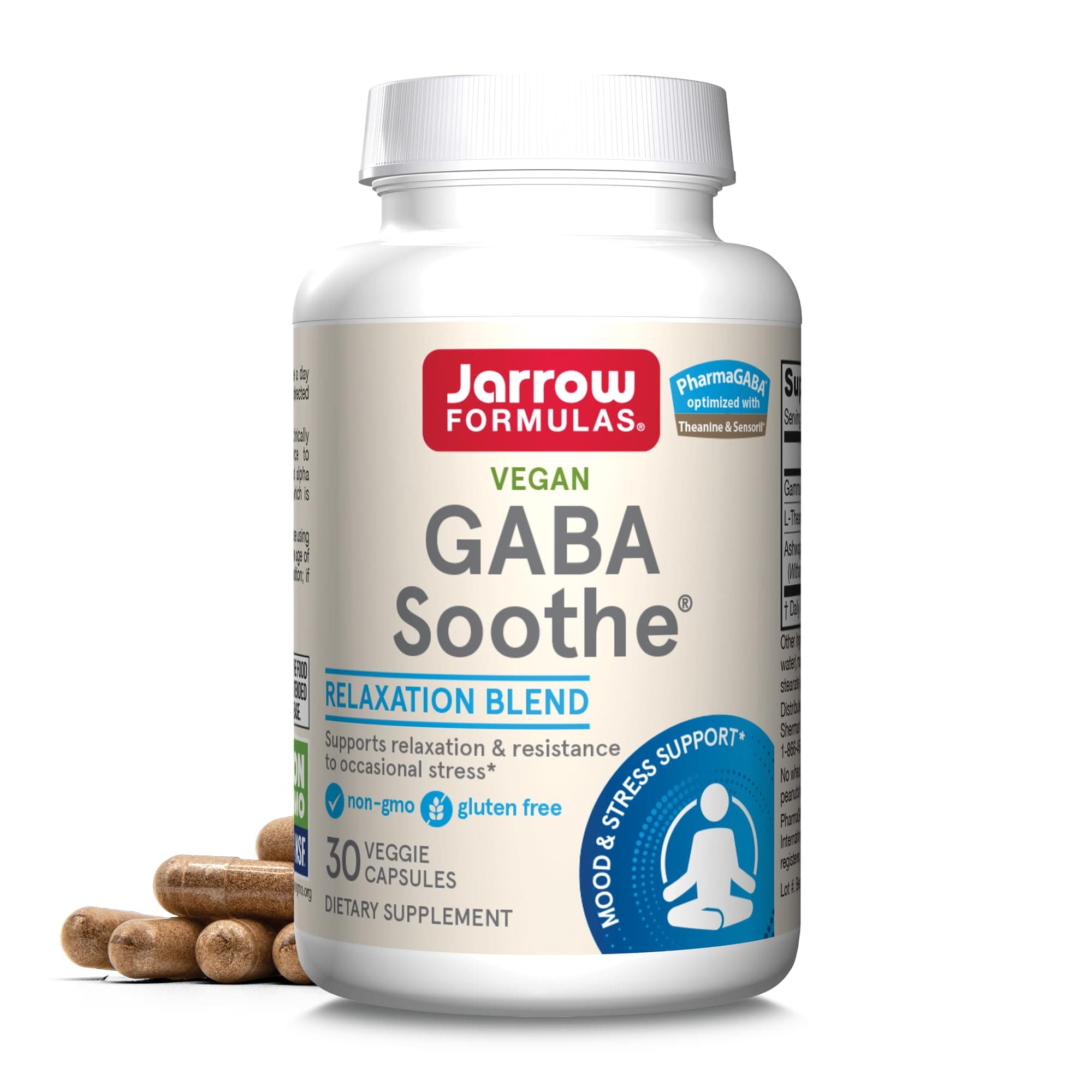 Jarrow Formulas, Gaba Soothe, 30 Veggie Caps