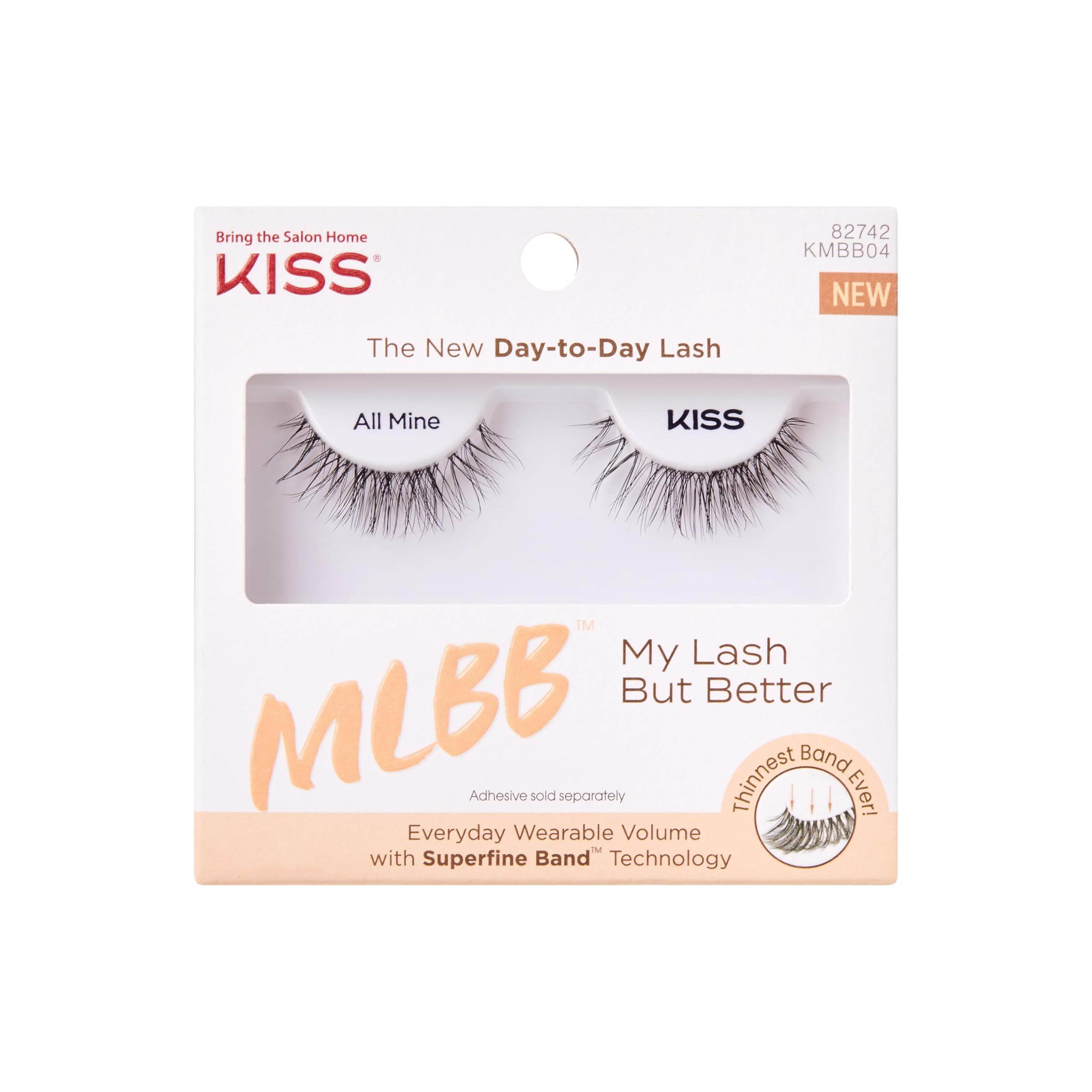 My Lash But Better, False Eyelashes, 'All Mine', 10mm, Includes 1 Pair Of Lash, Easy to Apply, Reusable Lash Clusters
