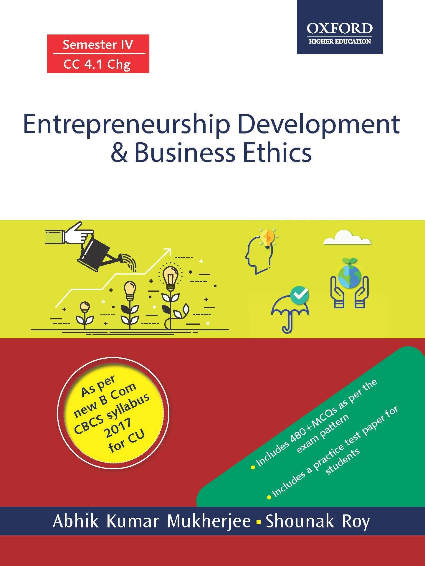 ENTREPRENEURSHIP DEVELOPMENT AND BUSINESS ETHICS