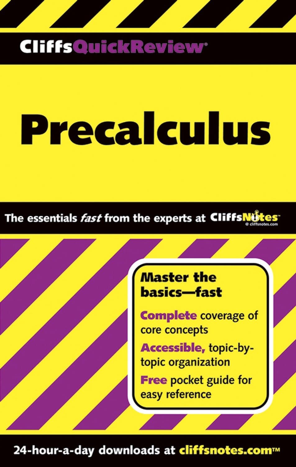 Cliffsquickreview Precalculus Paperback – 1 Feb. 2004
