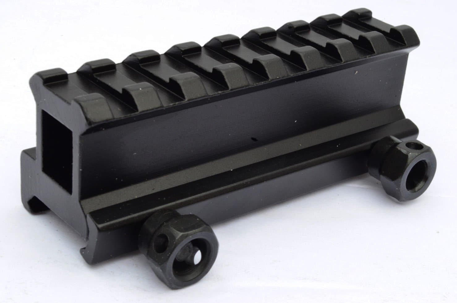 Acid Tactical1" Inch See-Through Riser High Top Rail Scope Mount - Short Length Hi-Profile