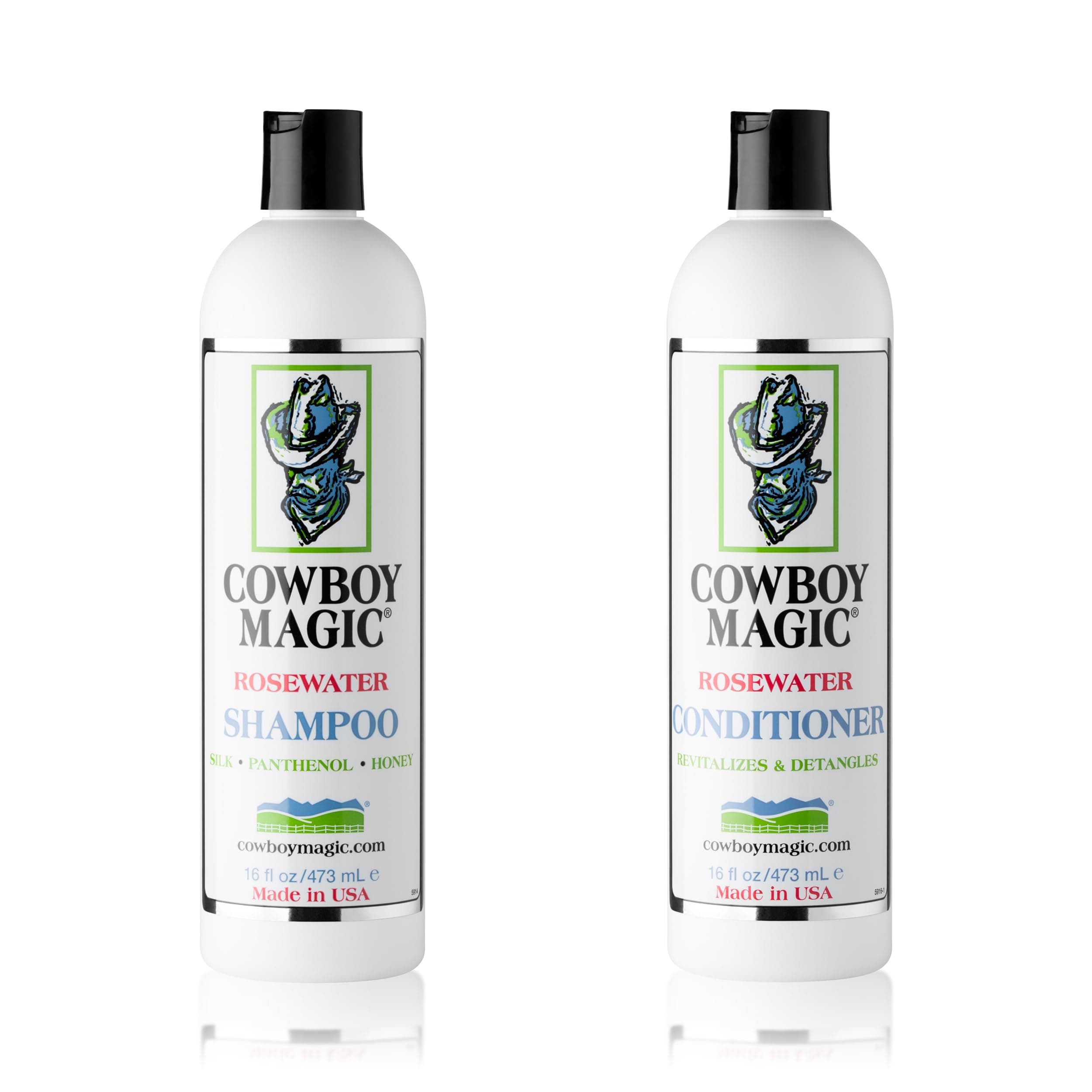 Rosewater Shampoo + Conditioner 16 Ounce Each
