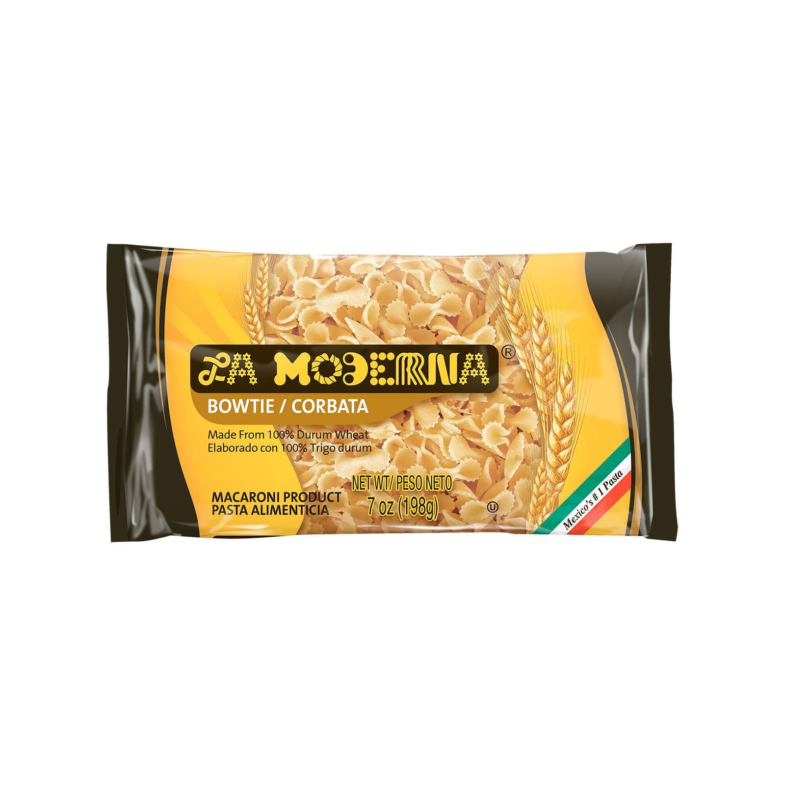 LA MODERNA, Corbata, Pasta, Hecha con Sémola de Trigo Durum, Enriquecida con ...