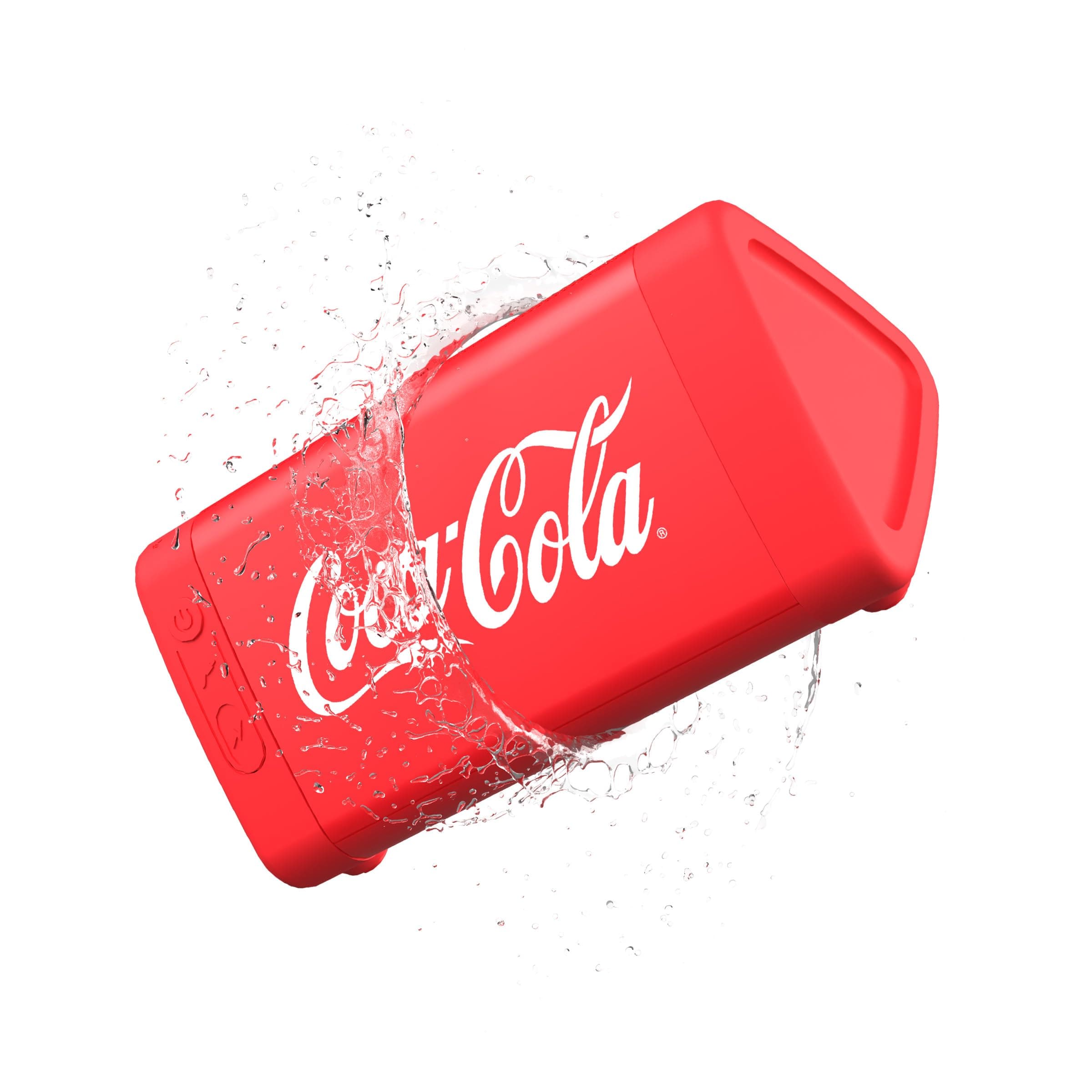 OontZ Angle 3 Coca-Cola Edition Bluetooth Speaker, Portable Wireless Bluetooth Speaker, 10 Watts, up to 100 ft Bluetooth Range, Loud Portable Bluetooth Speaker (Coke-Red)