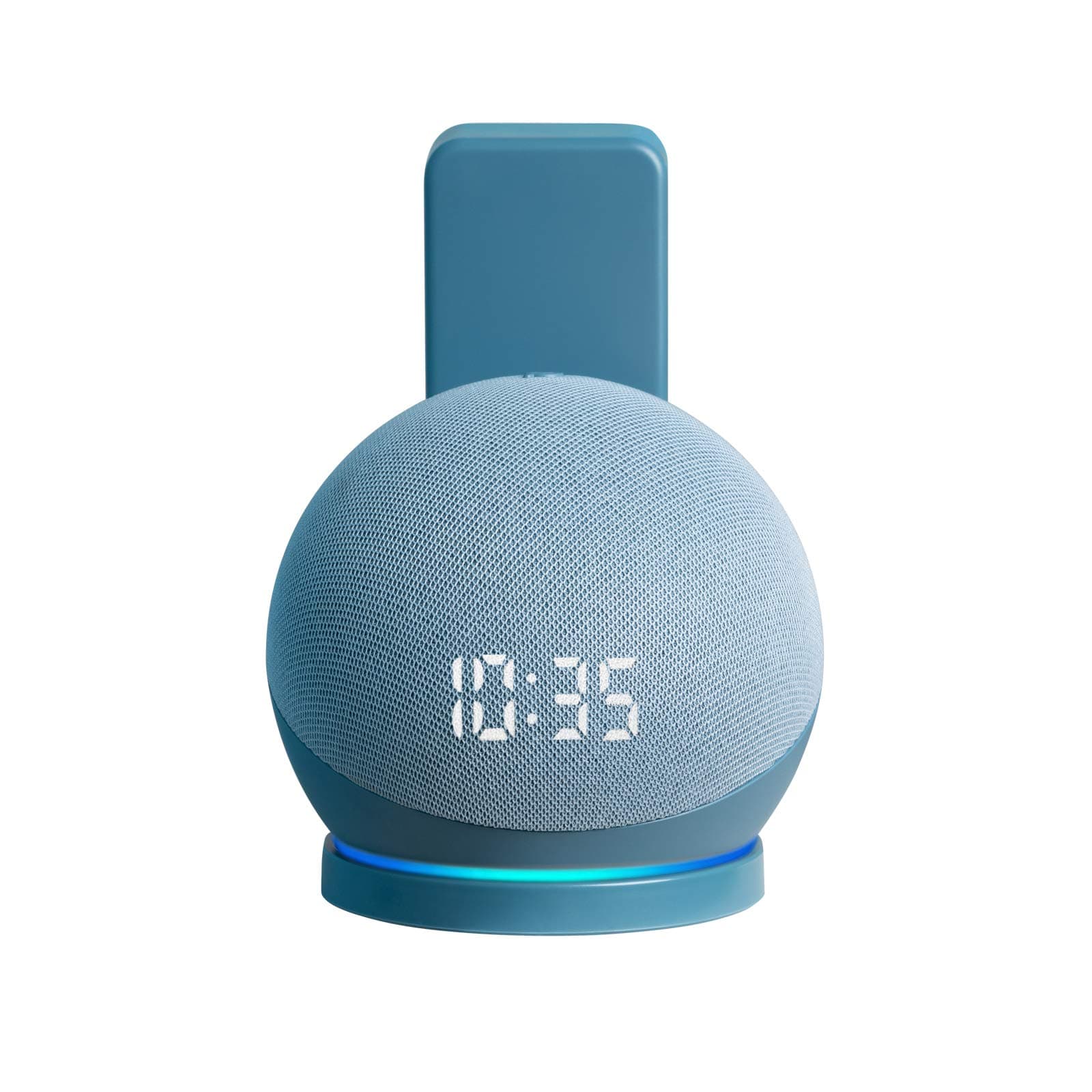 shinar Dot 4th Generation Outlet Wall Mount - Upgraded Dot 4 Accessories with Cable Management, Premium Space-Saving Dot 4th Gen Stand Hanger Wall Holder (Twilight Blue)