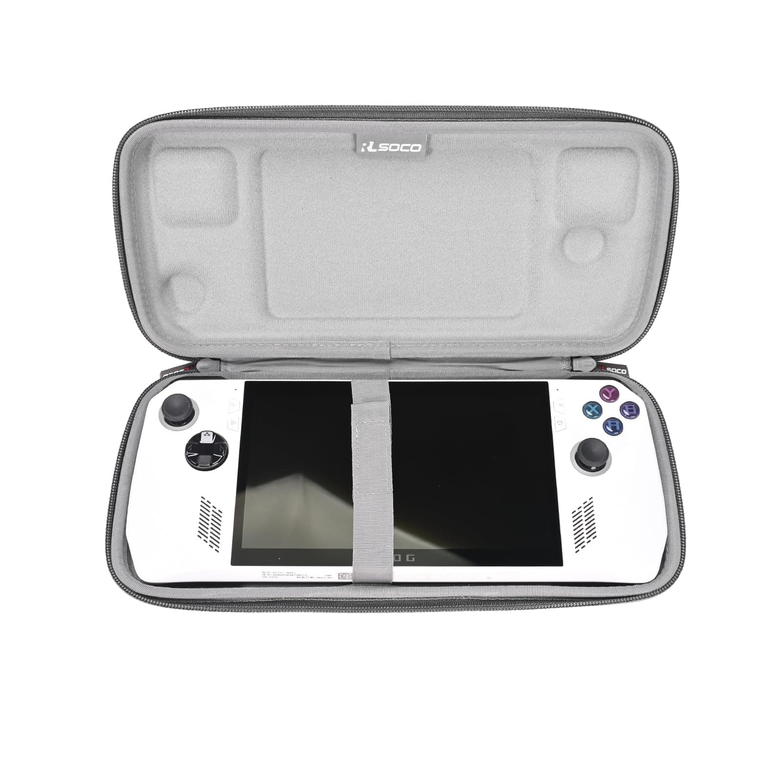 RLSOCO Case for ASUS ROG Ally RC71L White/ROG Ally 7"120Hz Gaming Handheld | Travel Case Compact Design with YKK Zipper & Scratch Protection - Grey