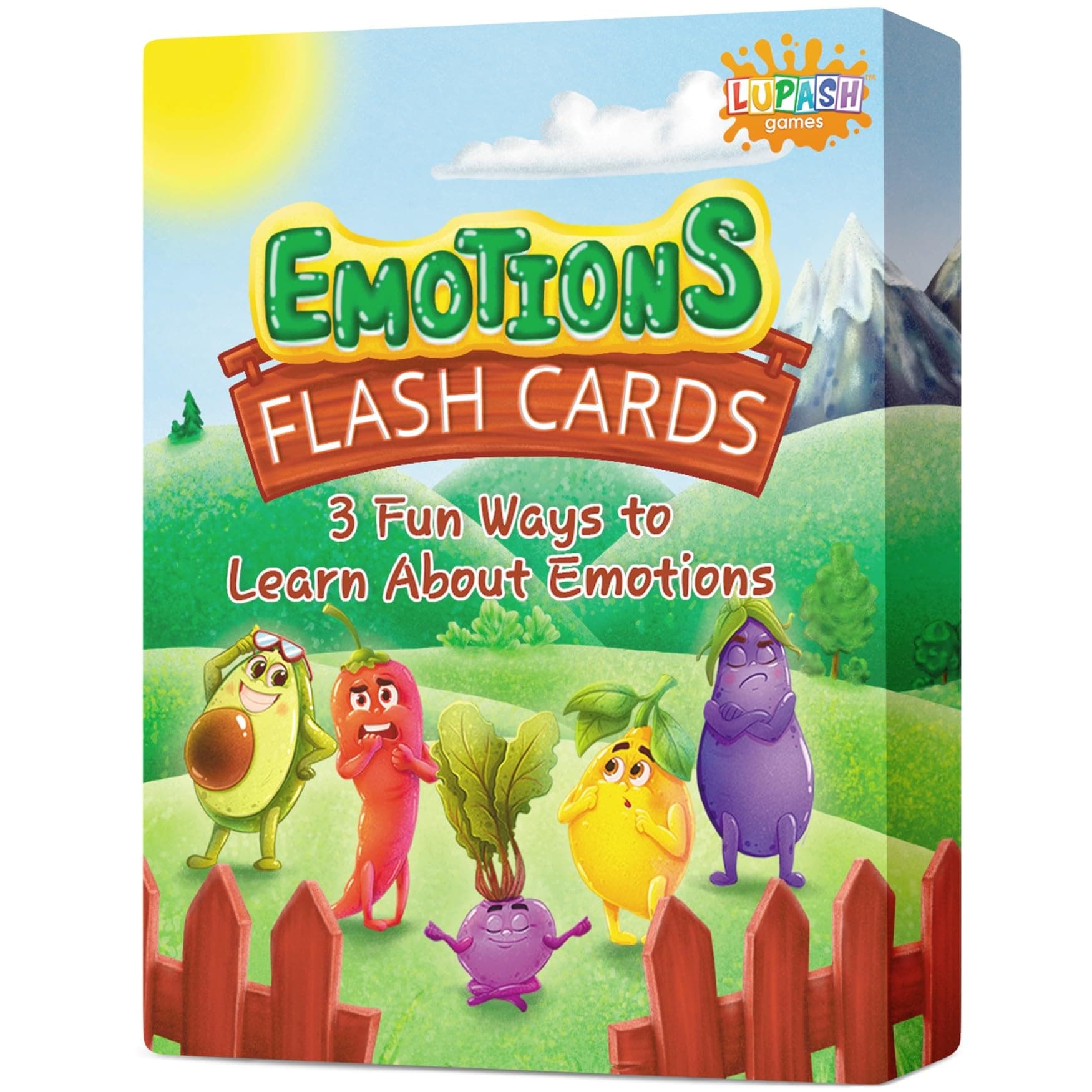 Emotion Cards for Kids - Feelings Flashcards Help Develop Social Skills - Therapy Feelings Cards Game Develop Emotional Intelligence - Preschool Emotion Learning Cards for Autism, ADHD, Special Needs