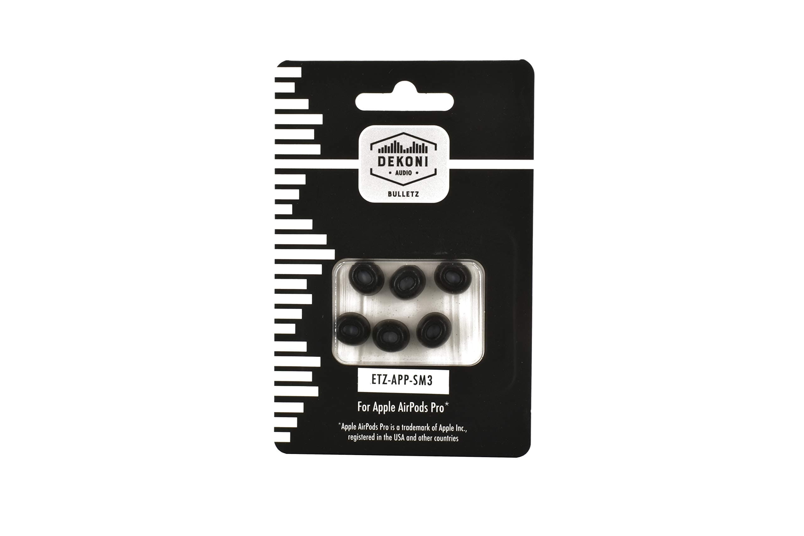 Dekoni Bulletz Memory Foam Ear Tips for AirPods Pro and AirPods Pro 2 | Replacement Ear Tips