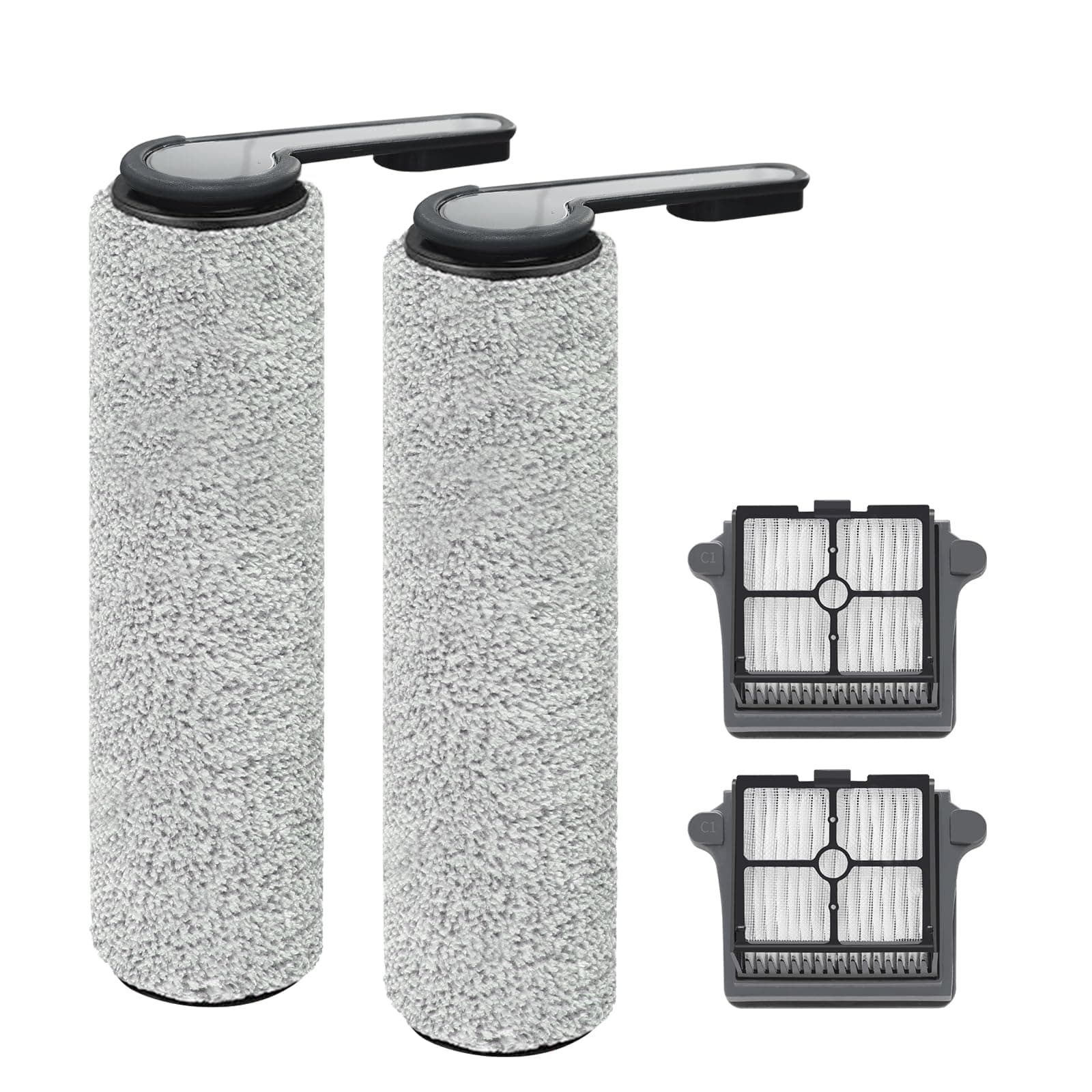 Only FW200300US【for S7 Pro Order Before 2024 Aug】 Replacement Roller Brushes & Filters Compatible with Tineco Floor One S7 Pro【ROLLER HANDLE NOT DETACHABLE】 Cordless Vacuum Cleaner