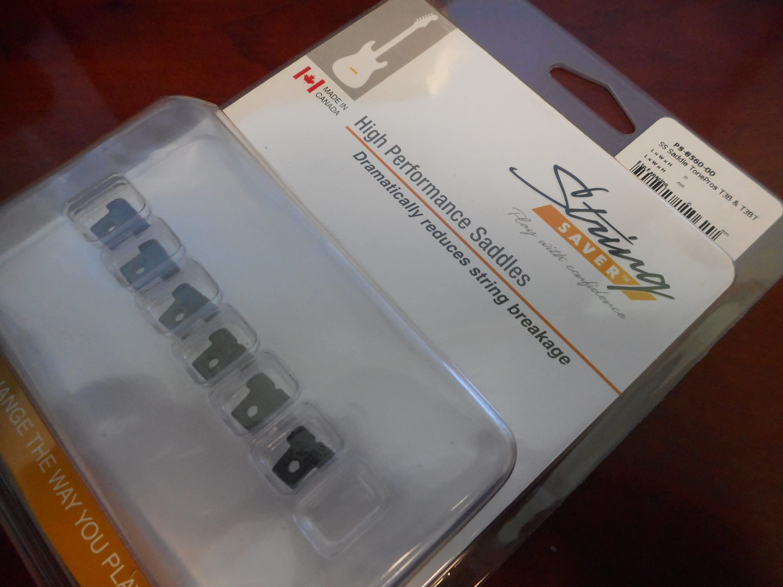 Graph Tech String Saver Original Saddles for TONEPROS TB3/T3BT Bridge PS-8560-00