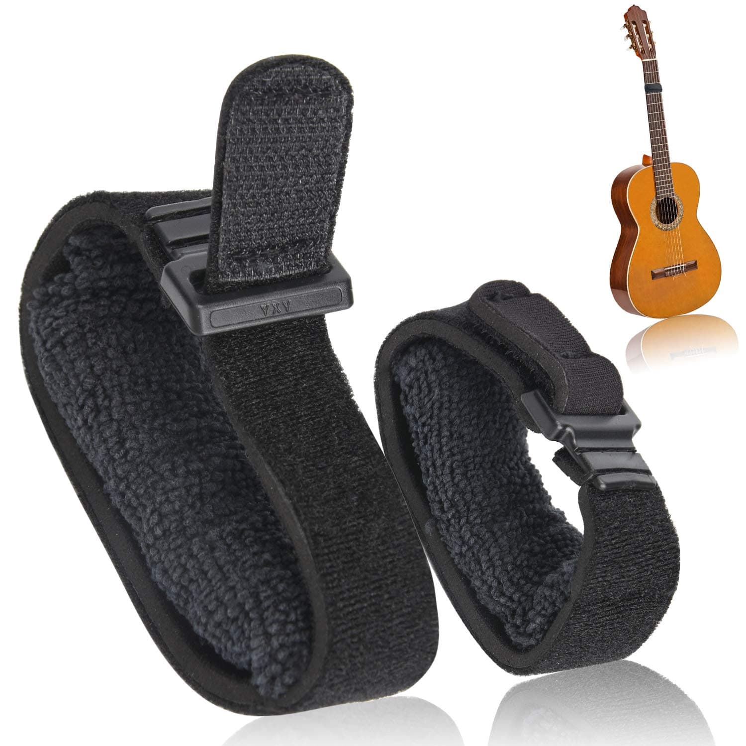 Facmogu 2PCS Guitar String Mute Dampener, Guitar String Cover Belt,