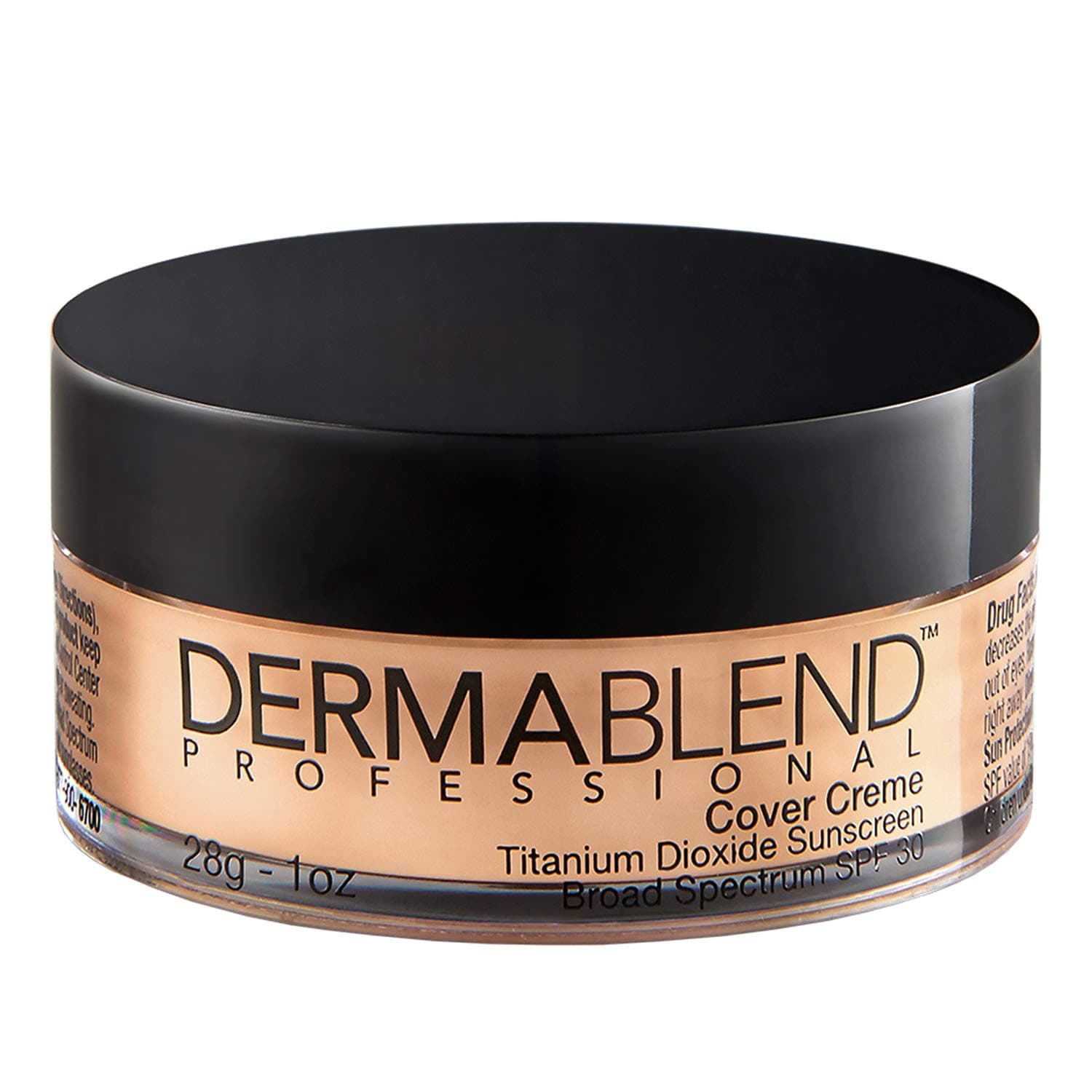 Dermablend Cover Creme Broad Spectrum Spf 30 (High Color Coverage) - Almond Beige, 1 oz-762753643971