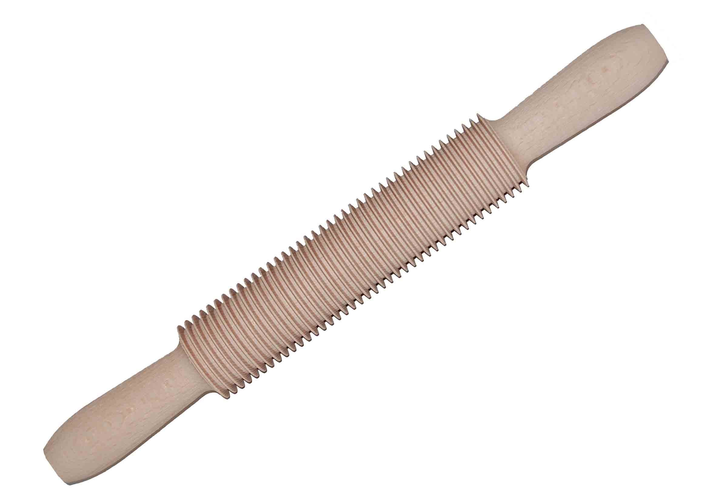 Beechwood Spaghetti Cutter Rolling Pin